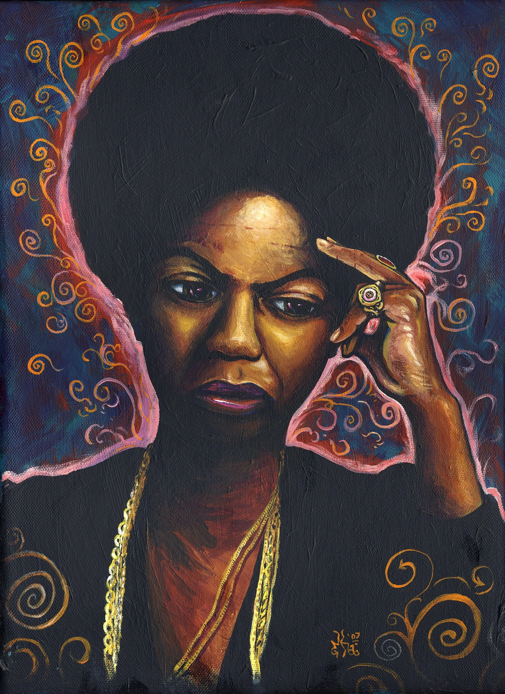 Nina 12x16 Acrylic on Canvas