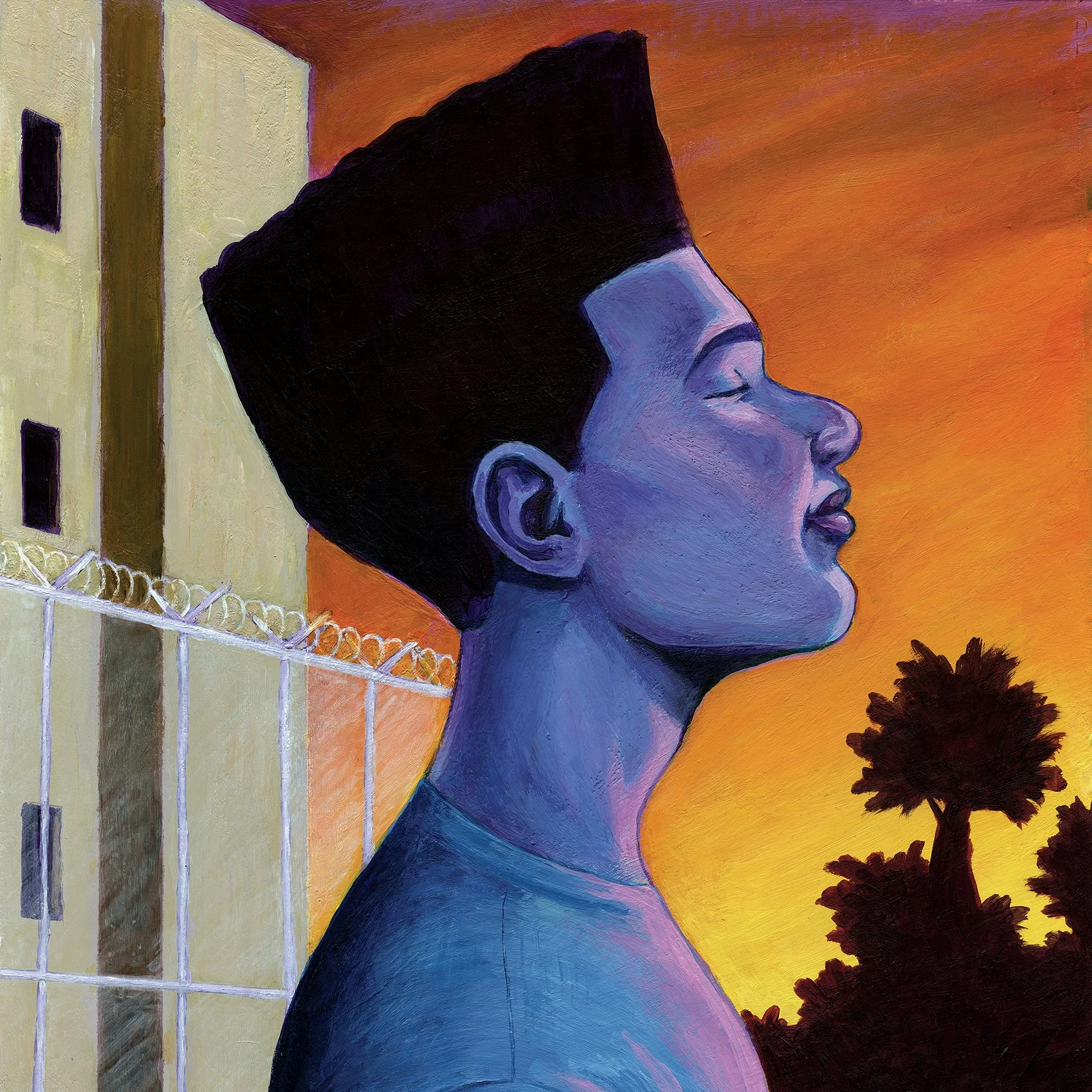 Cover Illustration for SPLC Report -Acrylic