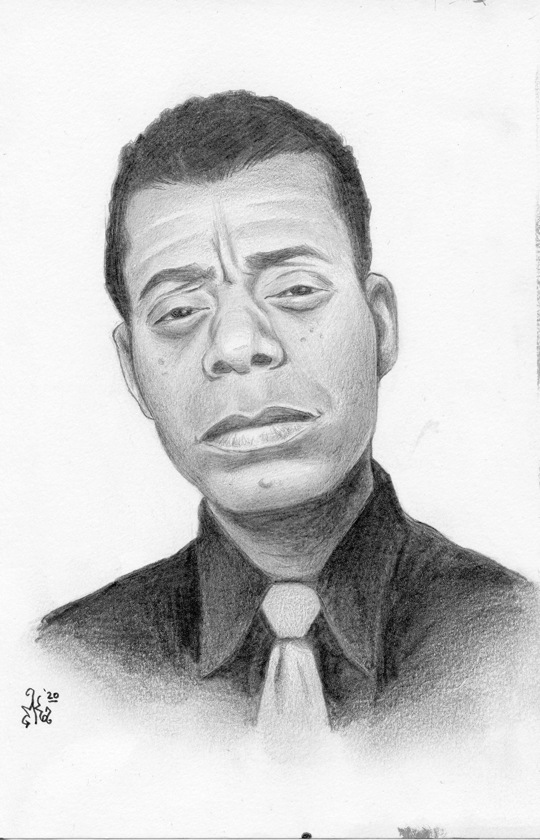 James Baldwin - 6x8 Graphite