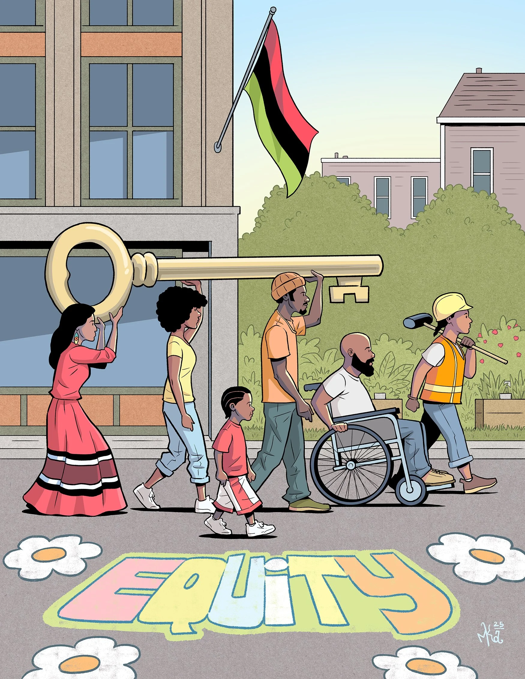 Illustration for a Report by Third Space: Action Lab