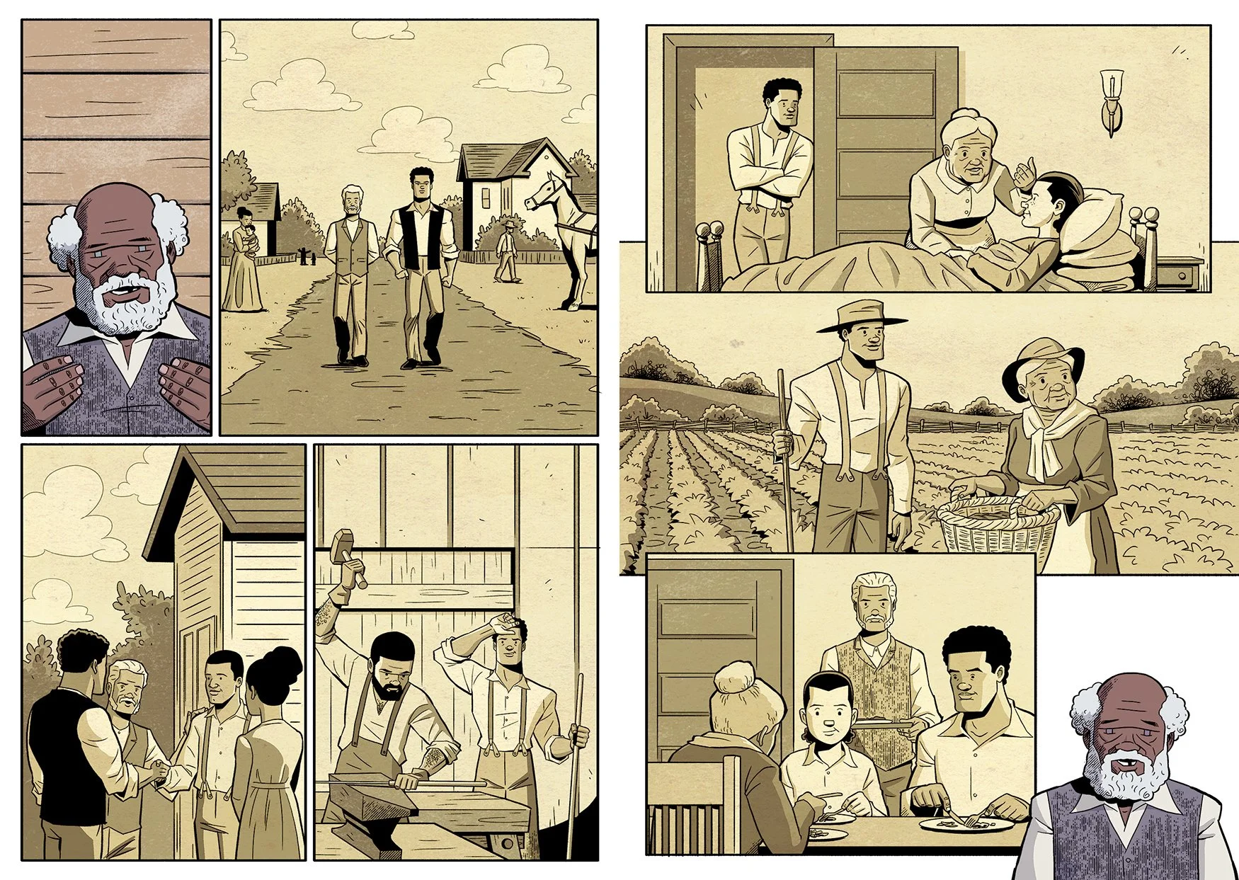 Page from Big Jim and The White Boy