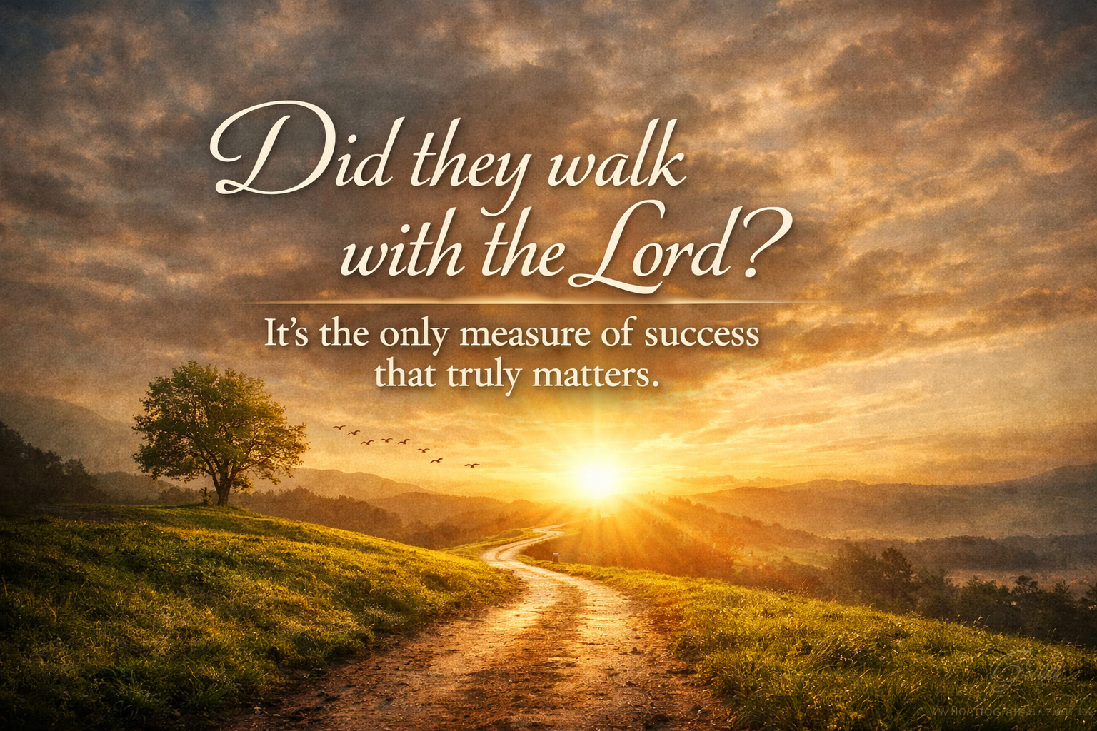 Measuring Success God's Way