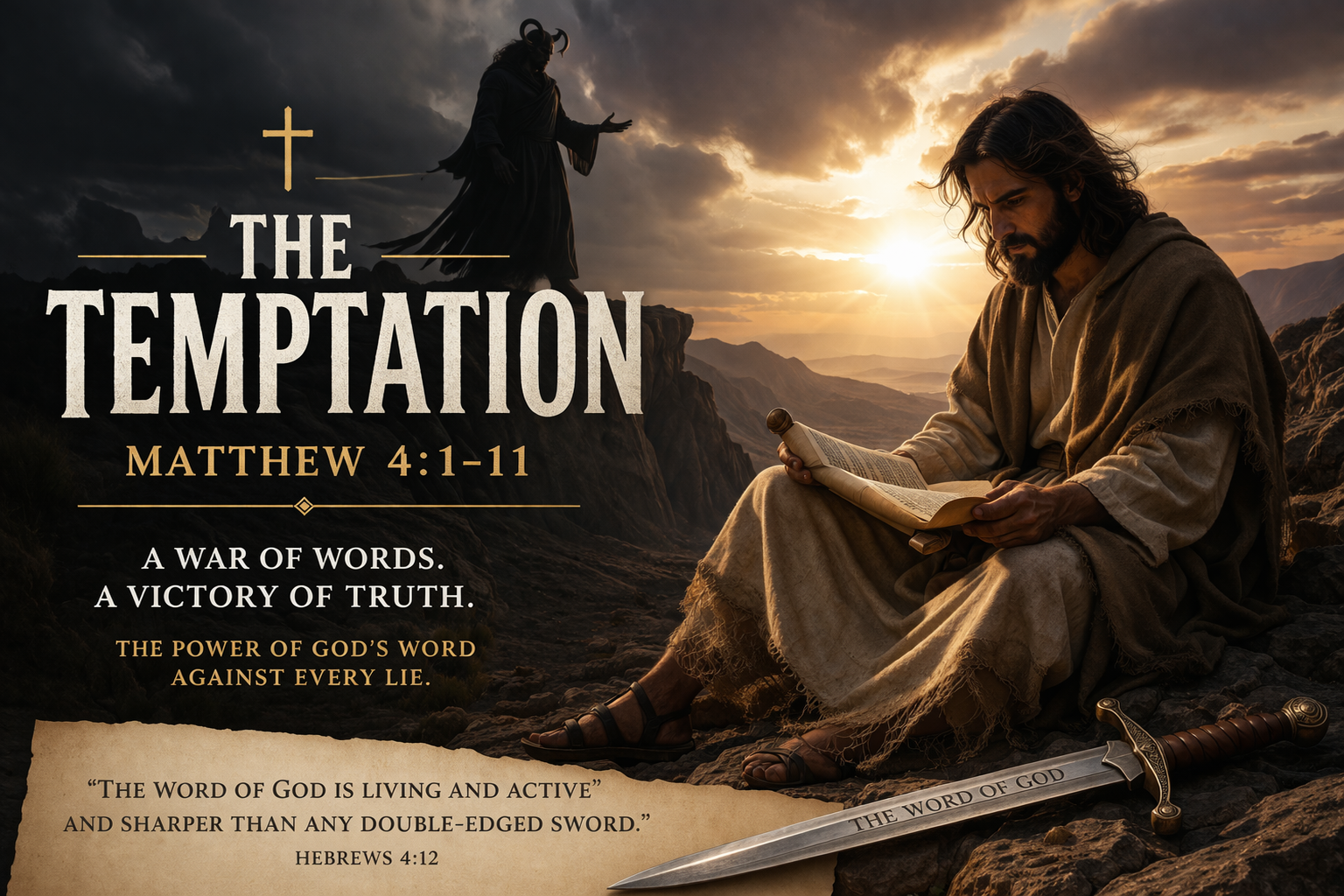 The Temptation - Matthew 4:1–11