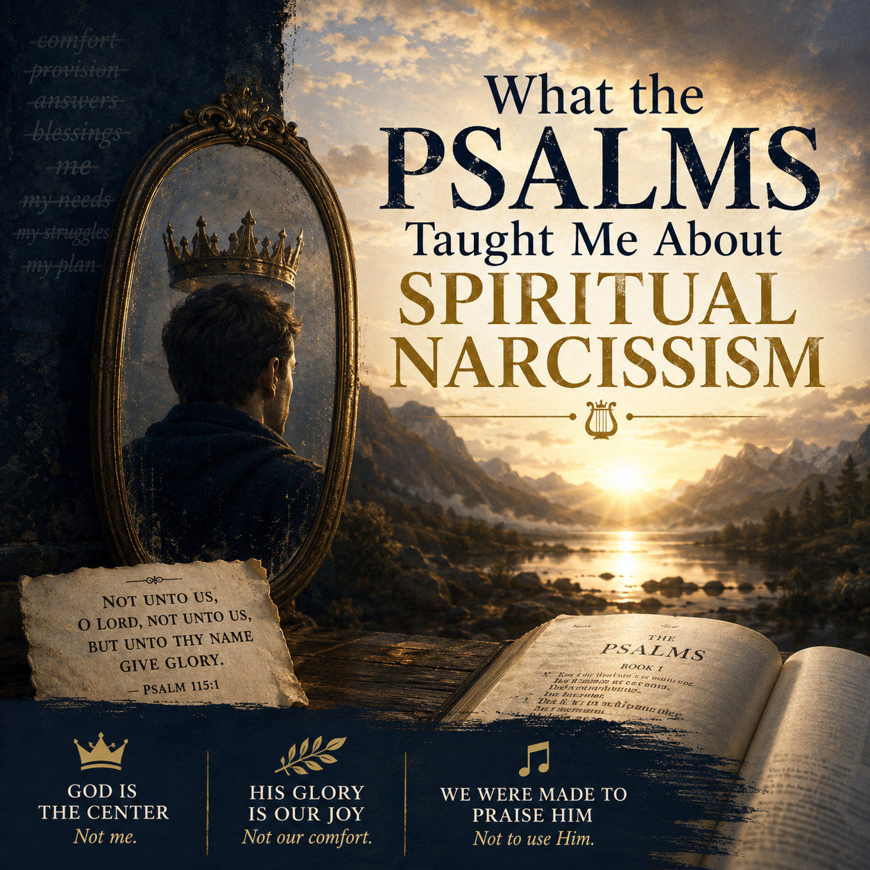 What the Psalms Taught Me About Spiritual Narcissism
