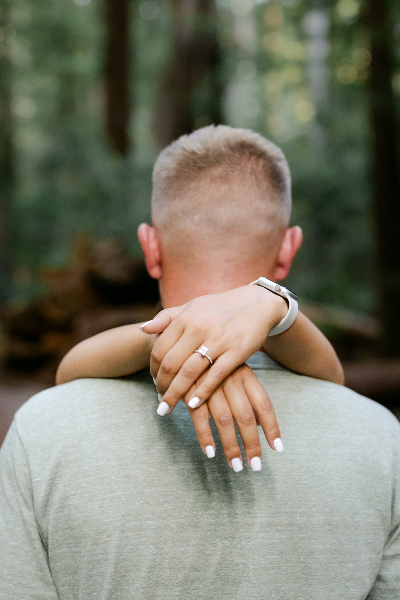 redwood surprise engagement 