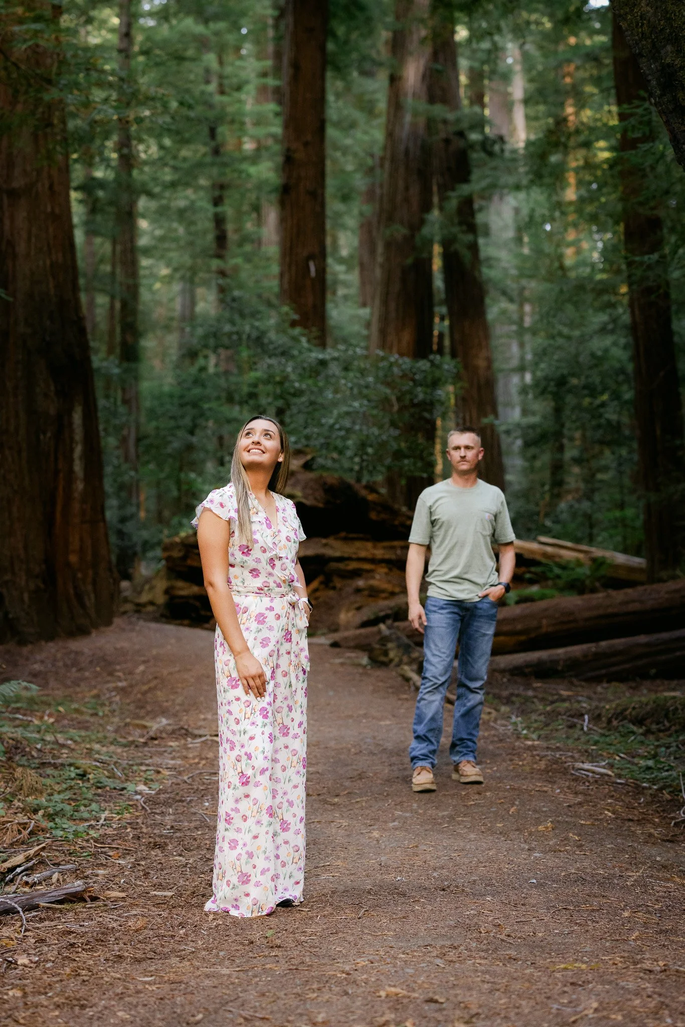redwood surprise engagement 