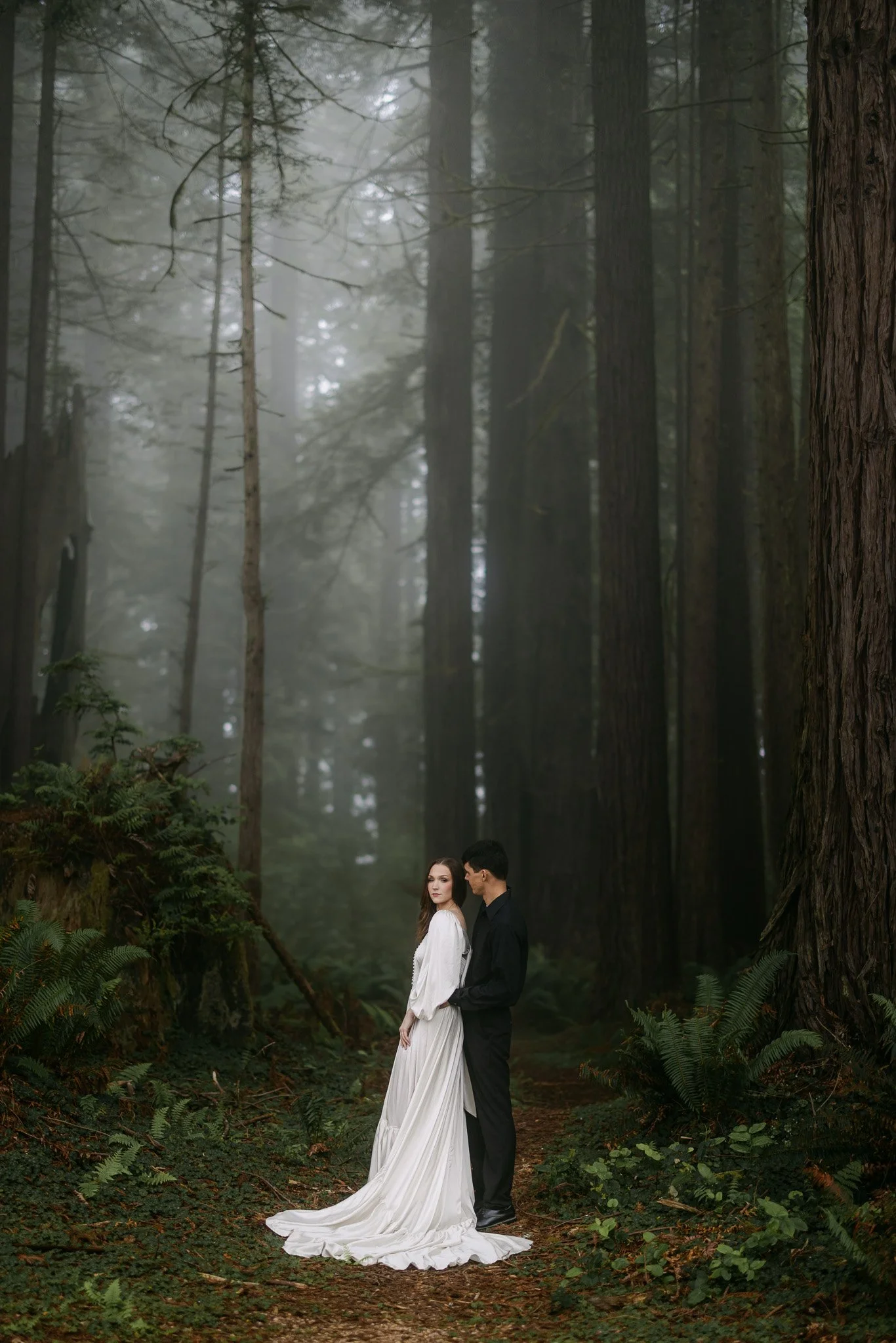 elopement in the redwoods
