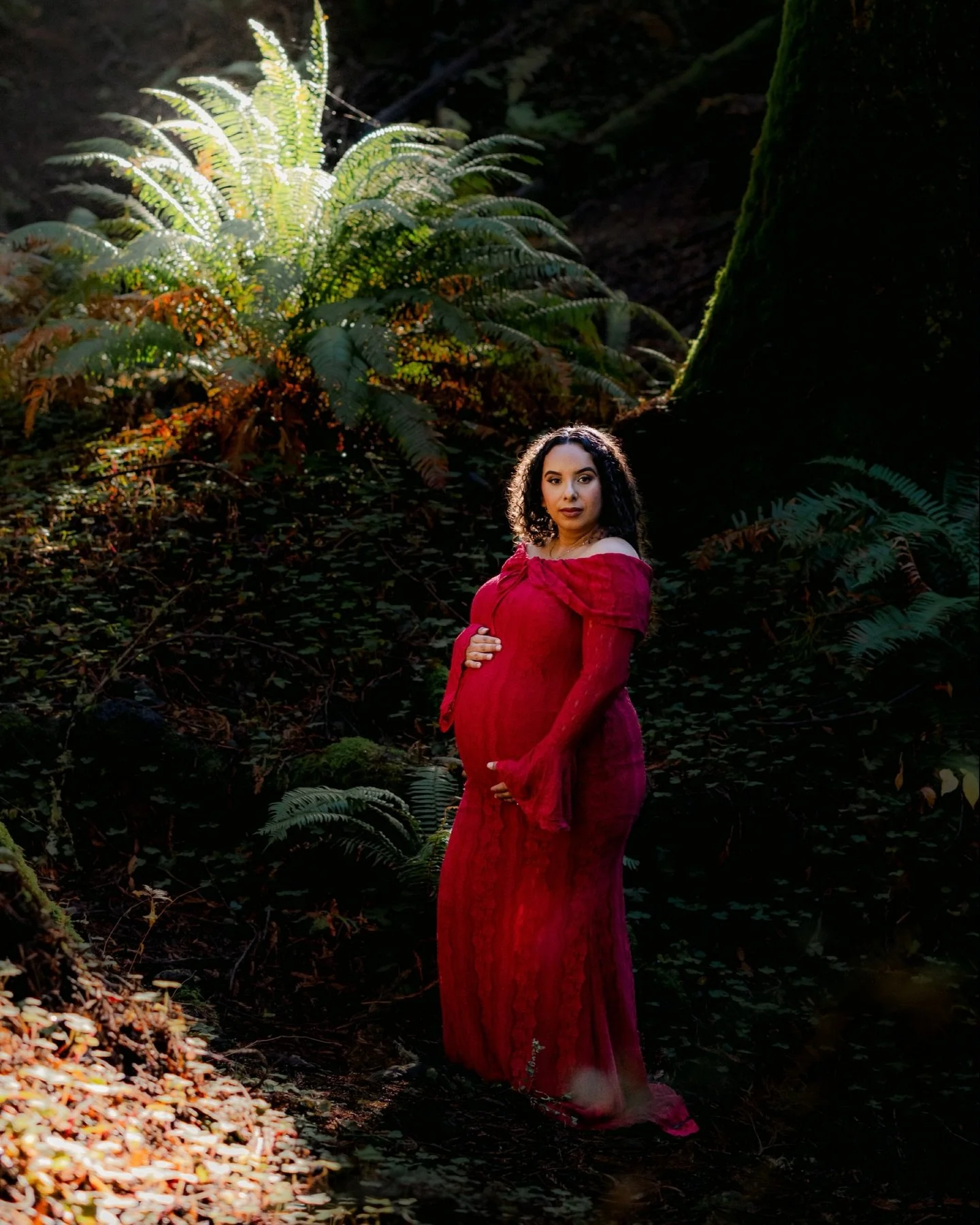 Indira and Adrian drove 9 hours from Bakersfield to Humboldt County to meet me in the redwoods! And I couldn&rsquo;t be more honored they chose me to be their maternity photographer. 

There had been a huge rain storm that came the week before which 