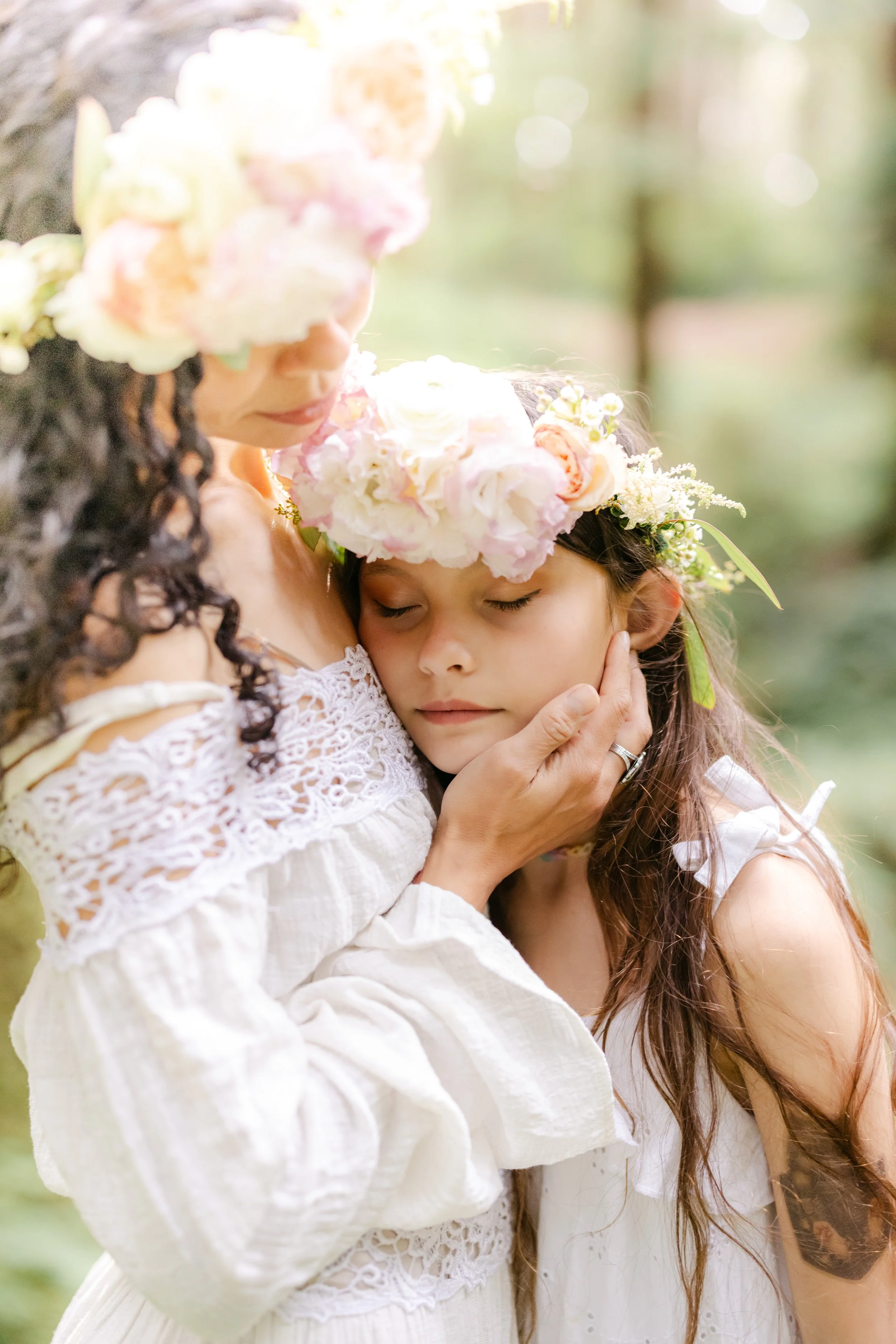 Mother/Daughter in the Redwoods