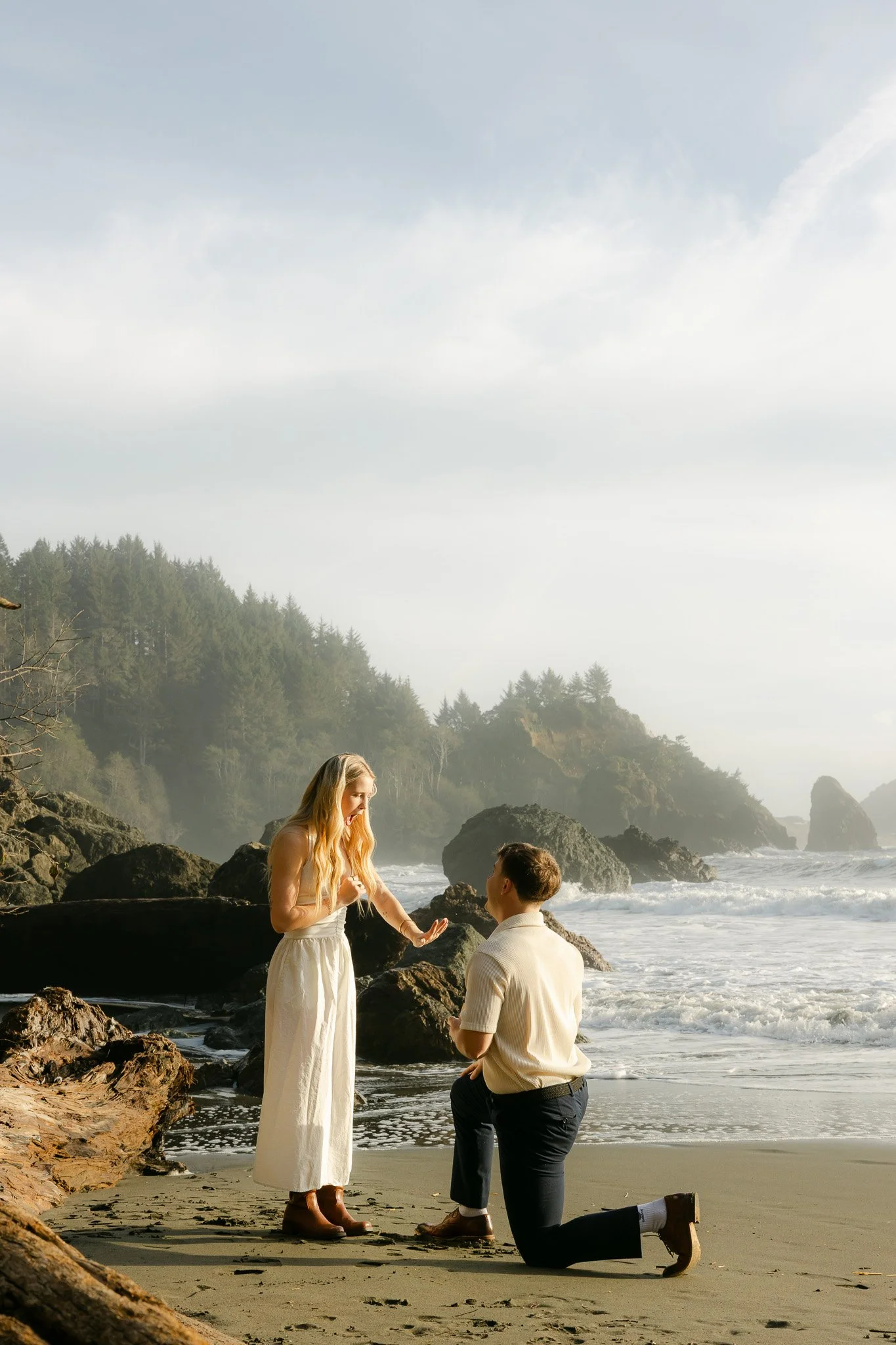 Surprise Engagement in Trinidad, California