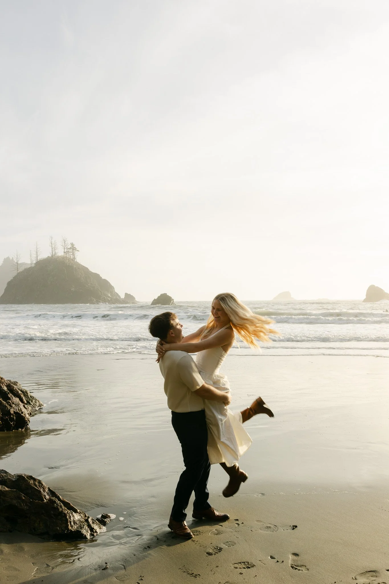 Surprise Engagement in Trinidad, California
