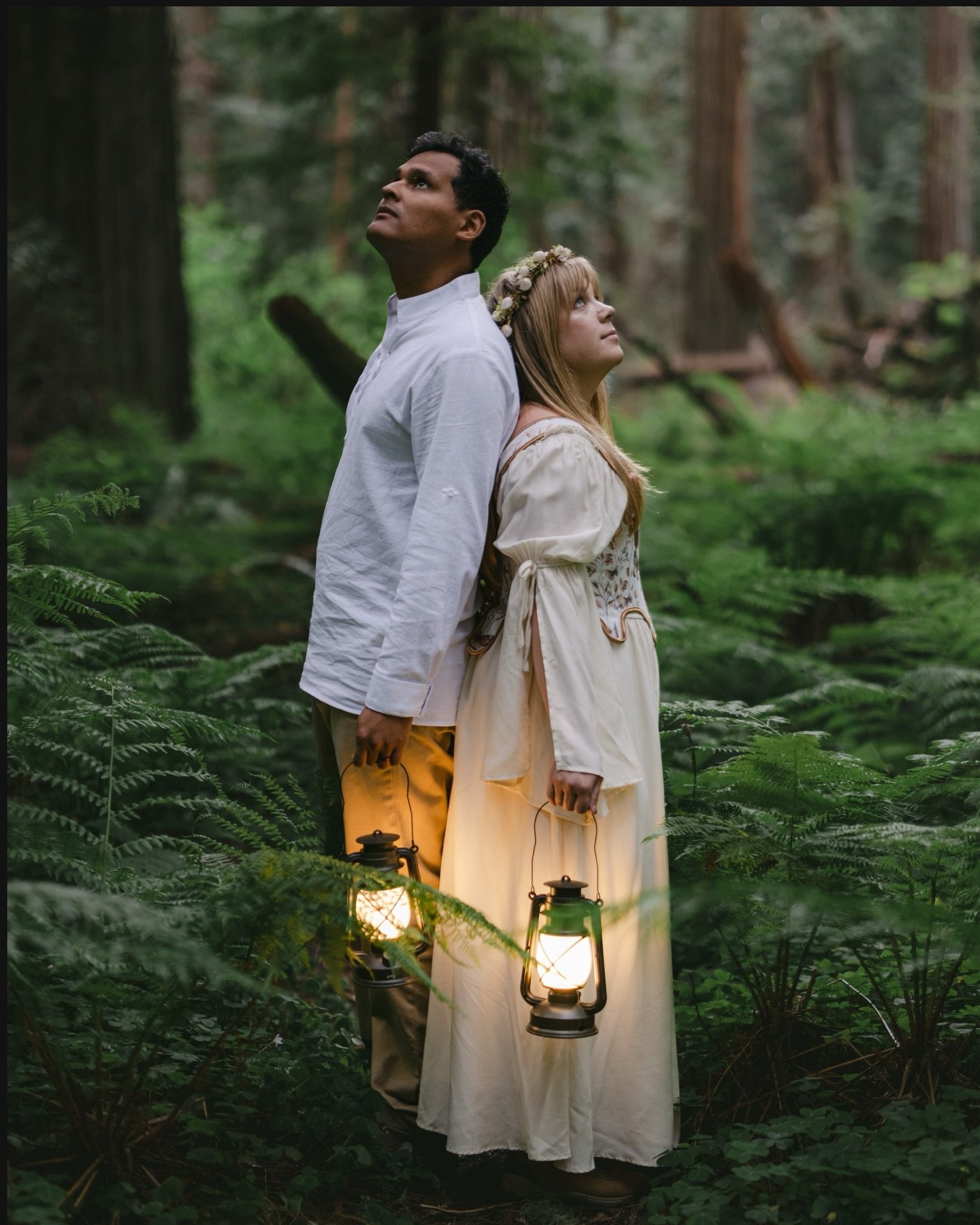 The redwoods don&rsquo;t always glow with sunlight&mdash;some days, they settle into something moodier. This was one of those days. No sun, just a quiet break between rainstorms, and a forest that felt soft, still, and deeply romantic.

She told me s