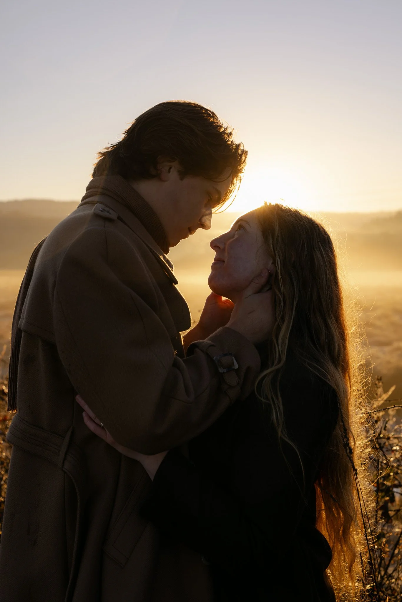 A Pride and Prejudice Inspired Engagement Session at Sunrise