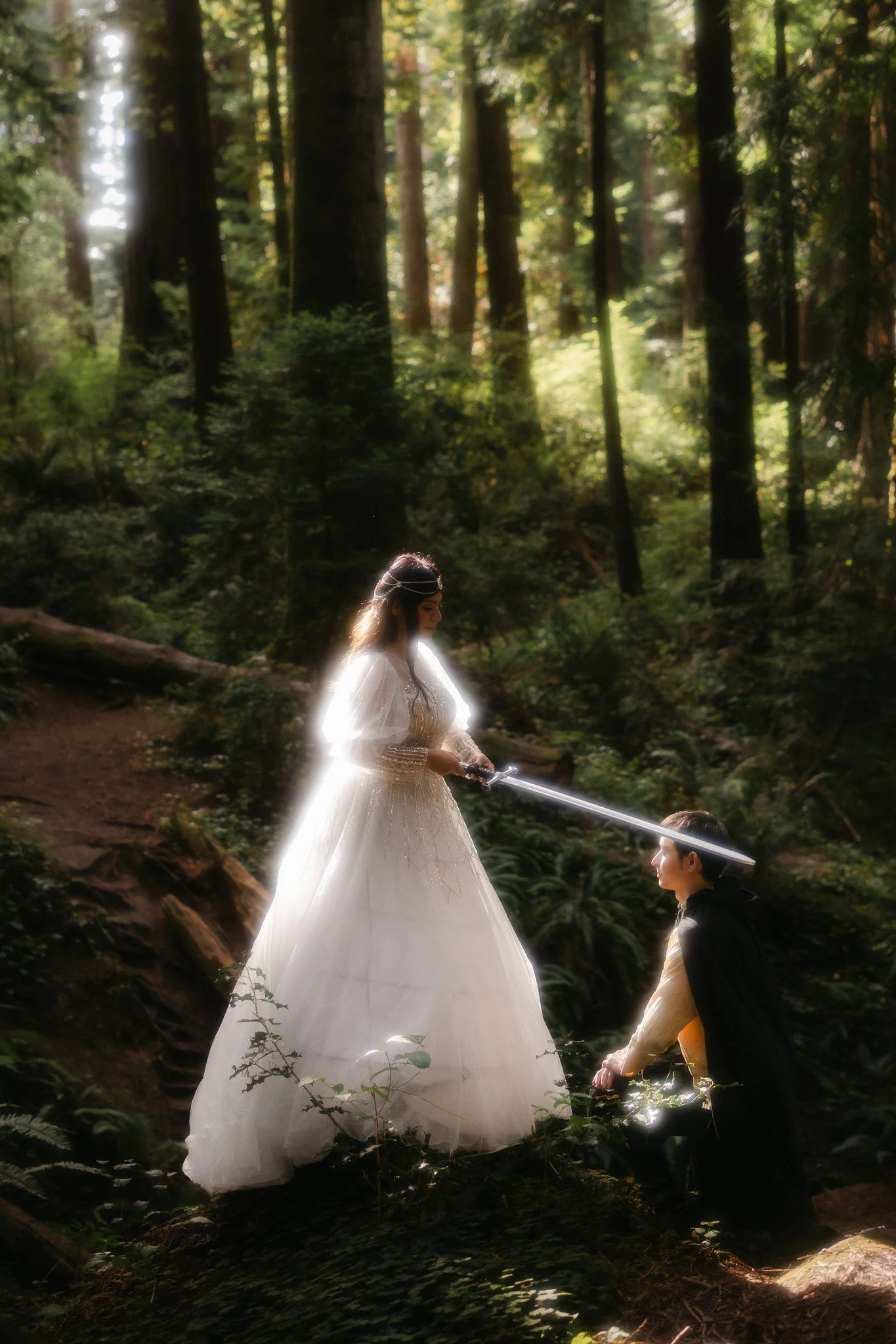 A Lord of the Rings Inspired Photoshoot in the California Redwoods