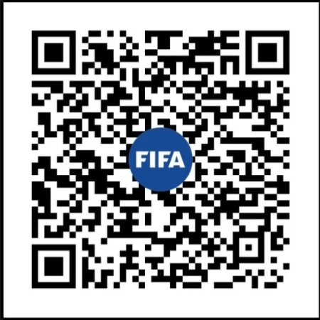 Código QR de la licencia FIFA de Sandra Norales