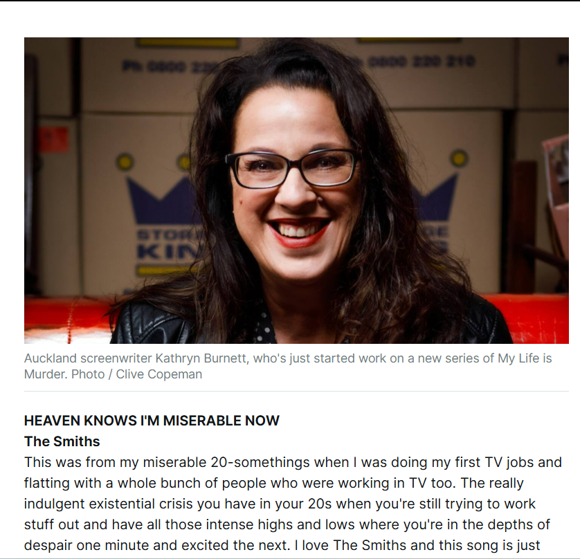 Article: Heaven Knows I'm Miserable Now