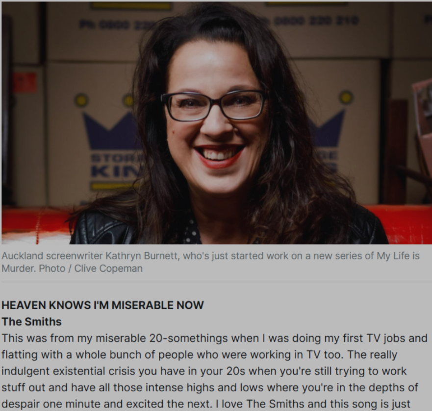 Article: Heaven Knows I’m Miserable Now