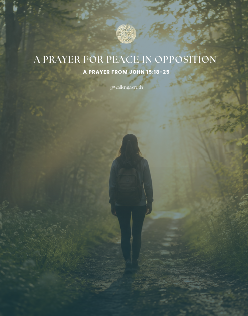 Weekly Prayer: A prayer from John 15:18-25
