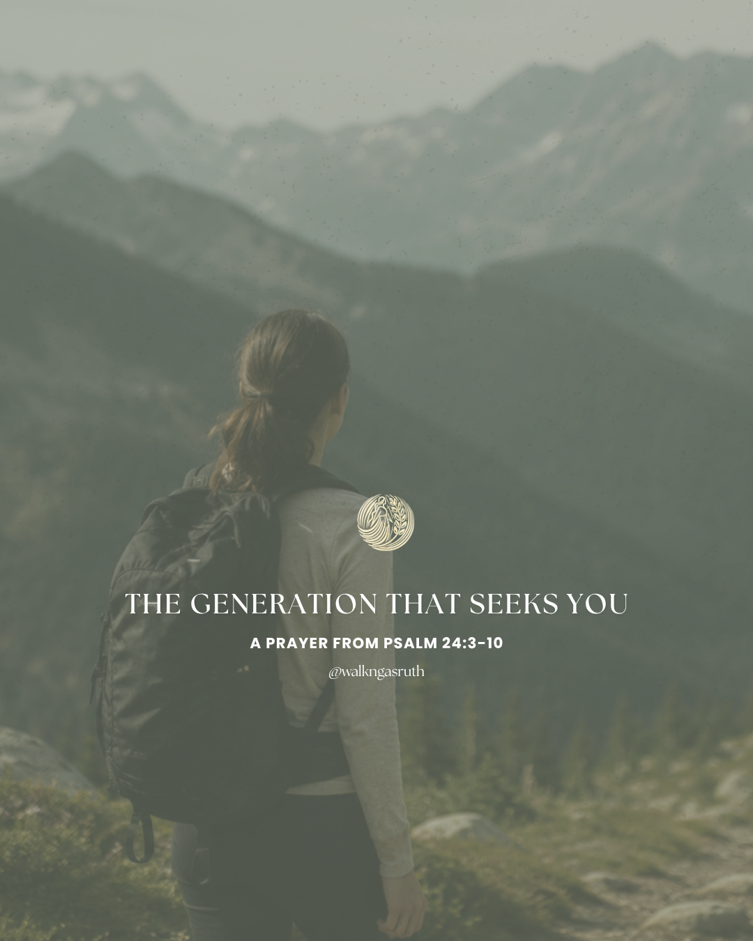 Weekly Prayer: Prayer from Psalm 24:3-10