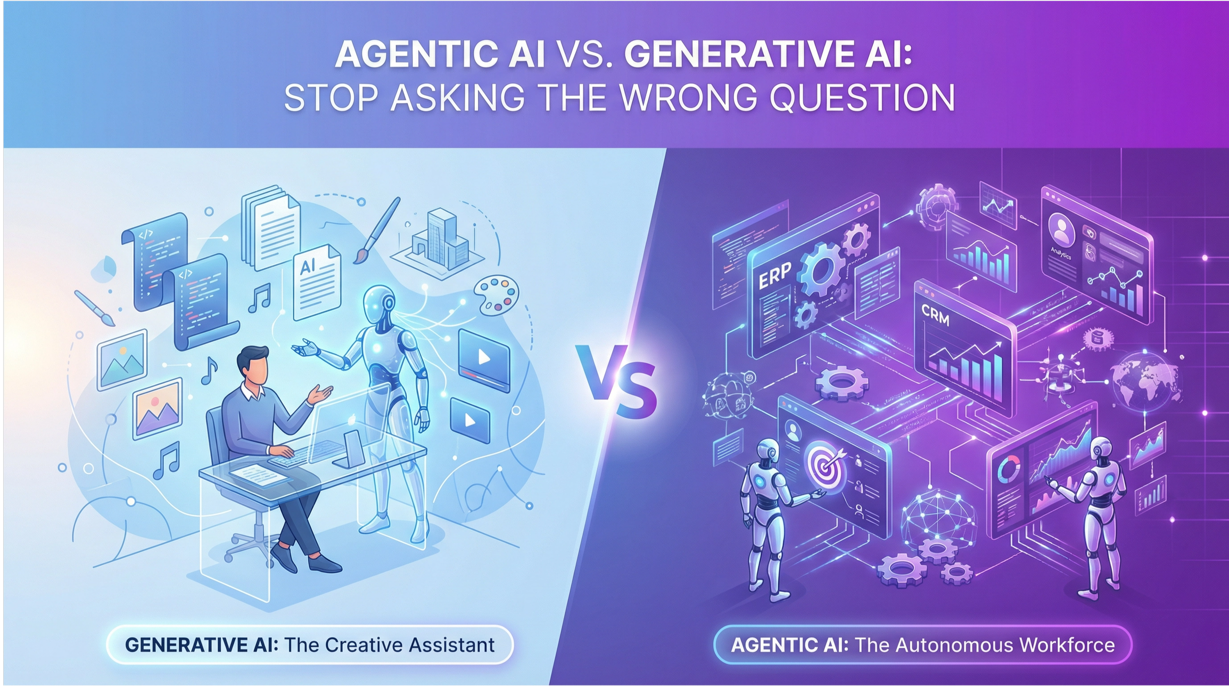 Agentic AI vs. Generative AI: Stop Asking the Wrong Question