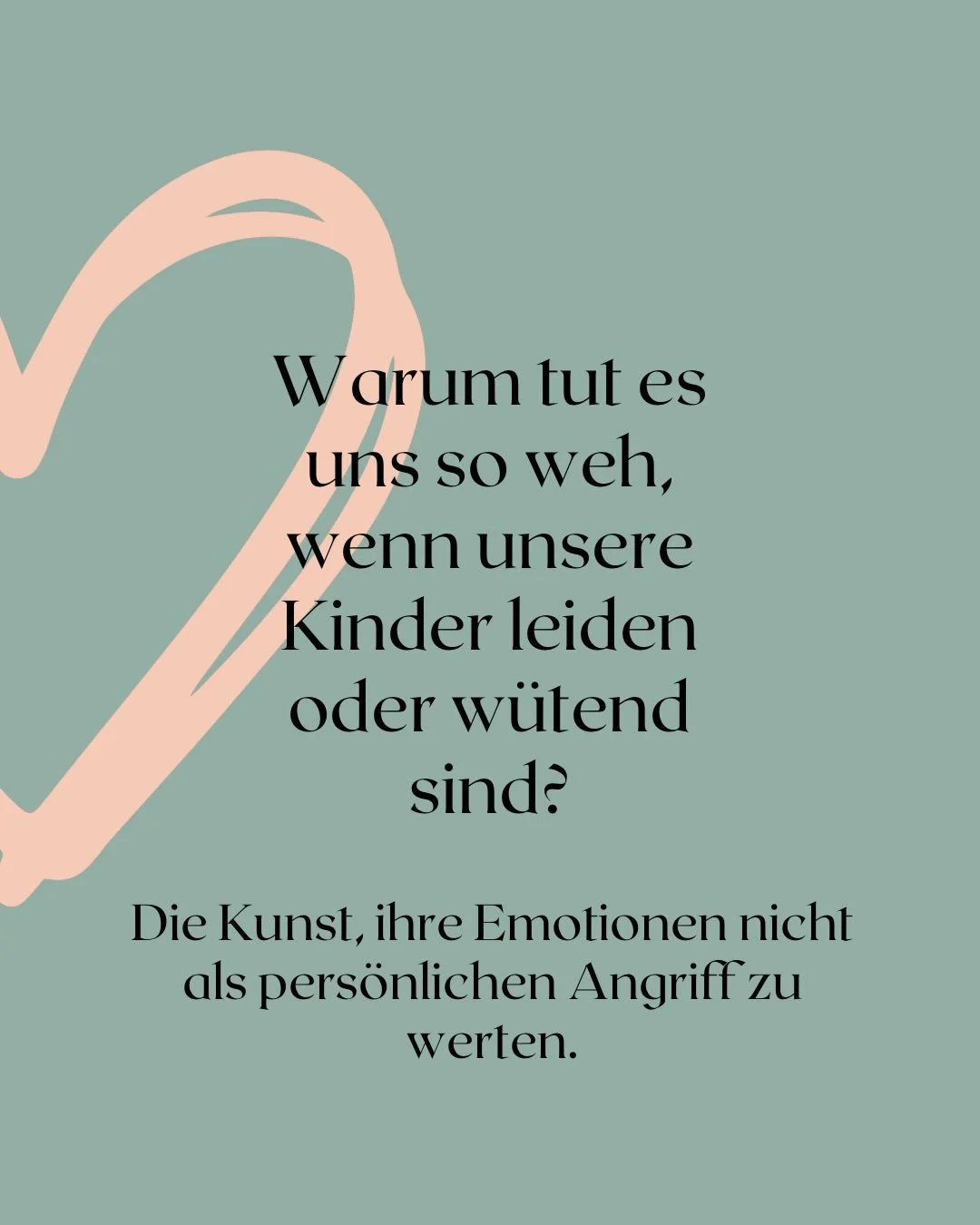 Unsere Kinder sind die direkten Spiegel unserer Kindheitswunden. Wenn sie weinen, schreien oder frustriert sind, h&ouml;ren wir oft nicht ihren Schmerz, sondern das Echo unseres eigenen inneren Kindes, das damals zum Schweigen gebracht oder verurteil