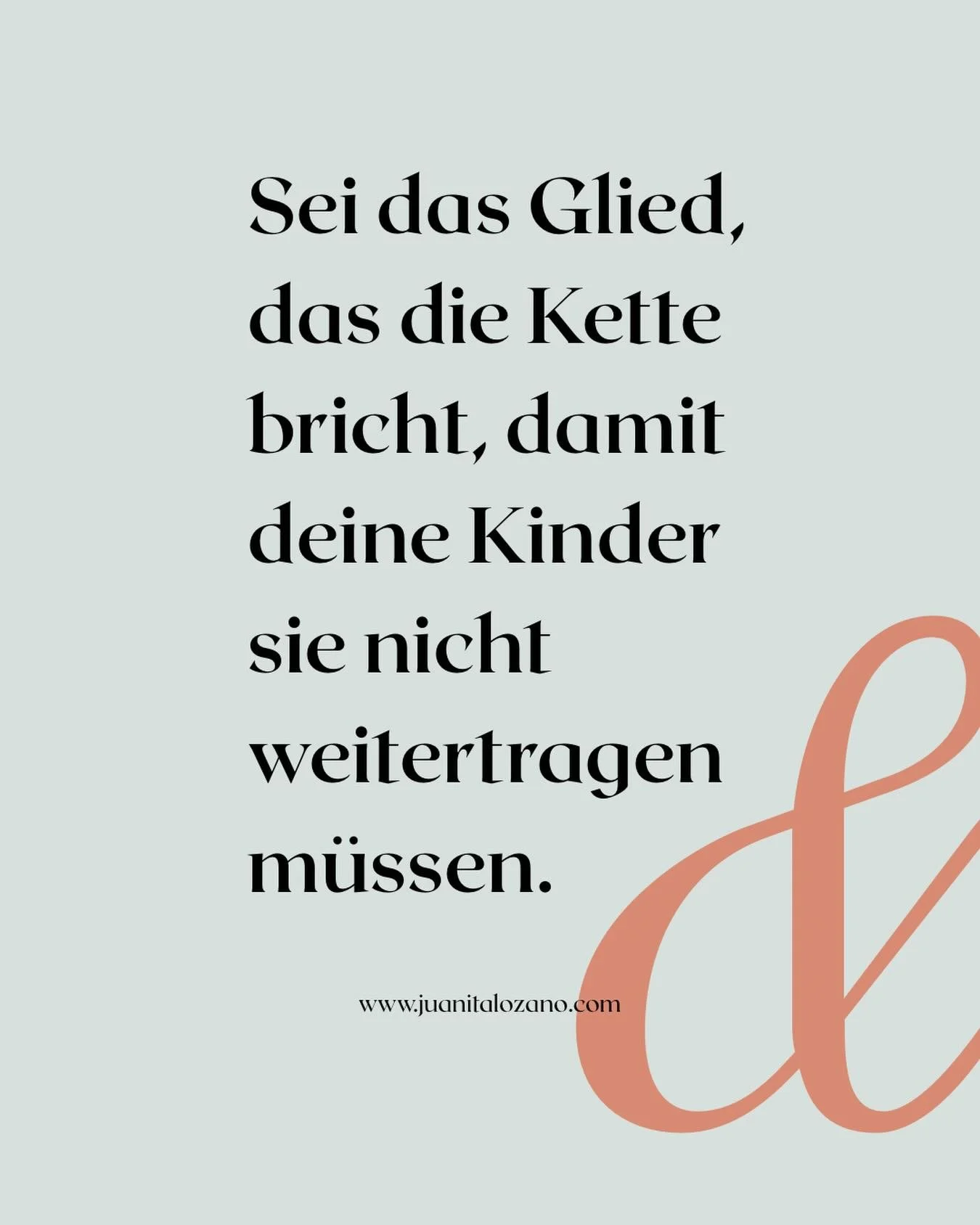 Generationen&uuml;bergreifende Muster zu durchbrechen klingt inspirierend, bis man sieht, was es tats&auml;chlich erfordert. Meistens bedeutet es, eine Therapie zu machen. &bdquo;Nein&ldquo; zu sagen, wenn die Familie ein &bdquo;Ja&ldquo; erwartet. E