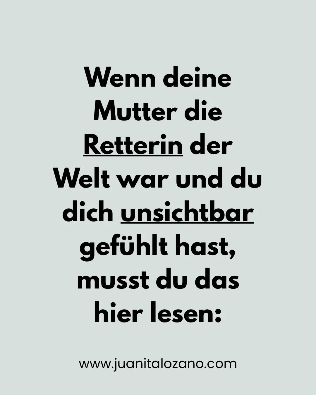 Wenn du die Beziehung zu deiner Mutter nicht heilst, verbringst du vielleicht dein ganzes Leben in dem Glauben, dass du keine guten Dinge verdienst und dich mit Brosamen zufrieden geben musst.
Du sabotierst dich selbst, wenn es gut l&auml;uft, weil d