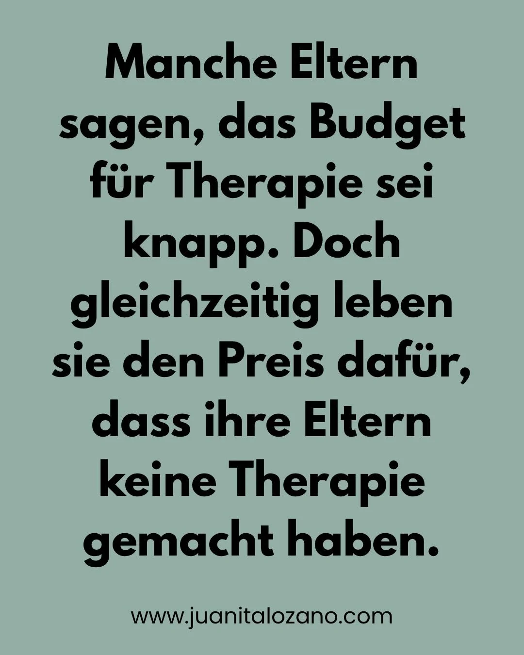 Es ist eine harte Realit&auml;t: Wenn wir nicht heilen, lernen unsere Kinder nicht ihre Eltern kennen, sondern die Gespenster unserer eigenen Schmerz 

Wer seine eigene Vergangenheit nicht heilt, begegnet seinen Kindern nicht in der Gegenwart, sonder