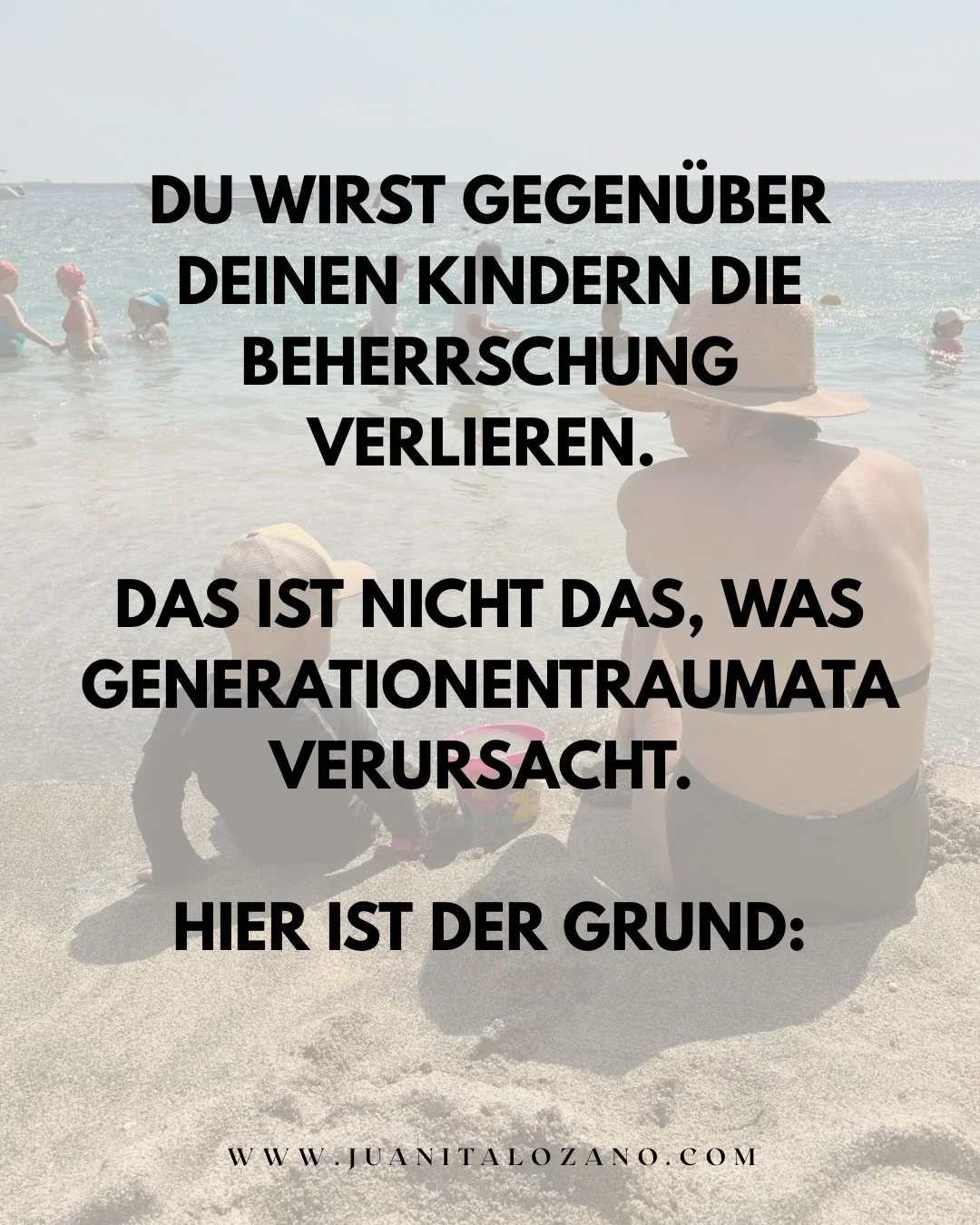 Den Kreislauf zu durchbrechen bedeutet NICHT, perfekt zu sein.

Manchmal setzen wir uns als Eltern einem unertr&auml;glichen Druck aus. Wir glauben, dass wir versagt haben und das Trauma an unsere Kinder weitergeben, nur weil wir mal die Geduld verli