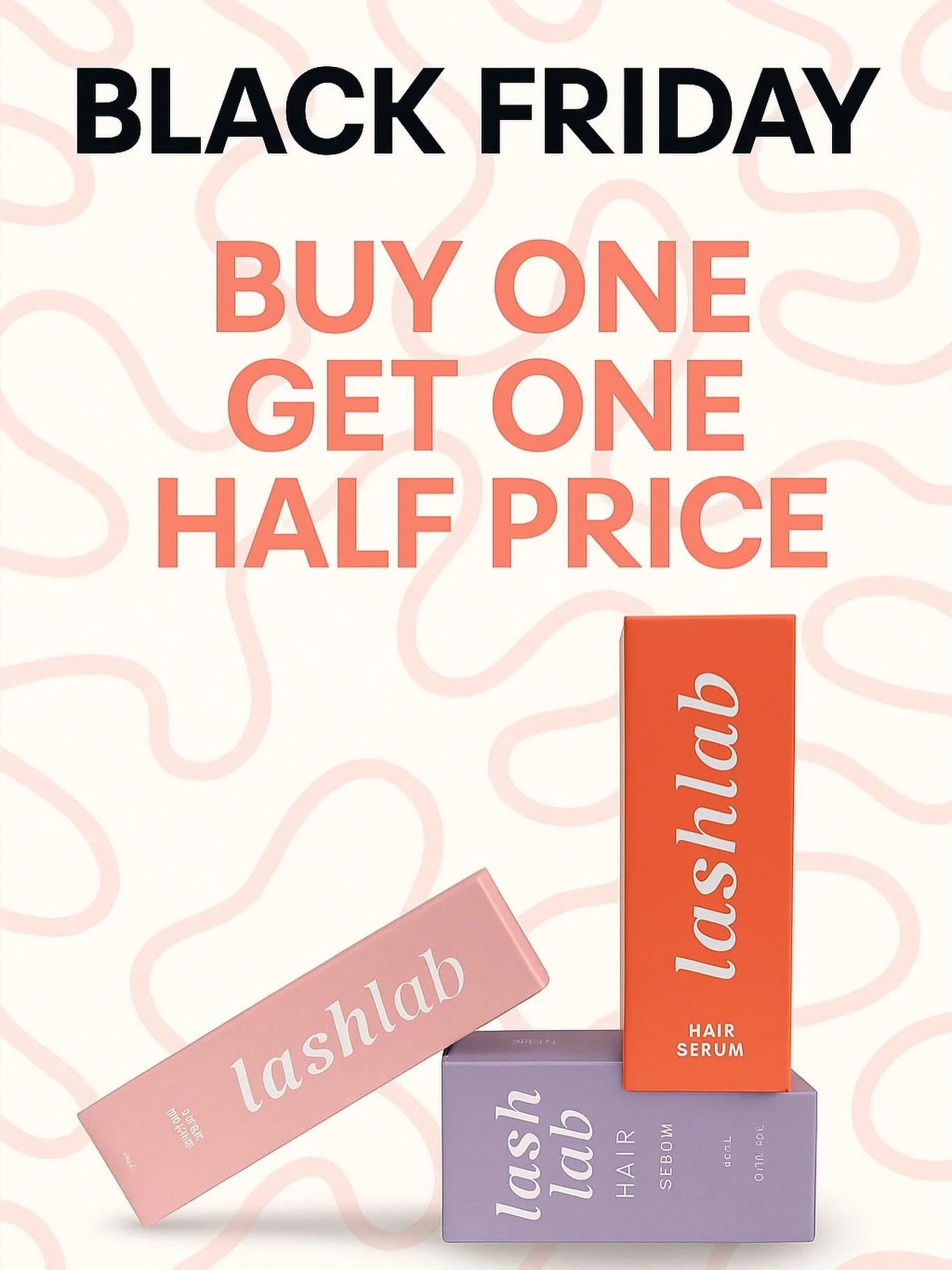 ⁠
Black Friday is here 🖤⁠
Buy any Lashlab product and get your second one half price!⁠
⁠
Whether it&rsquo;s our cult-fave Lash Serum, Brow Booster or Hair Growth Serum &mdash; now&rsquo;s the time to stock up and save ✨⁠
⁠
Shop the sale before it&rs