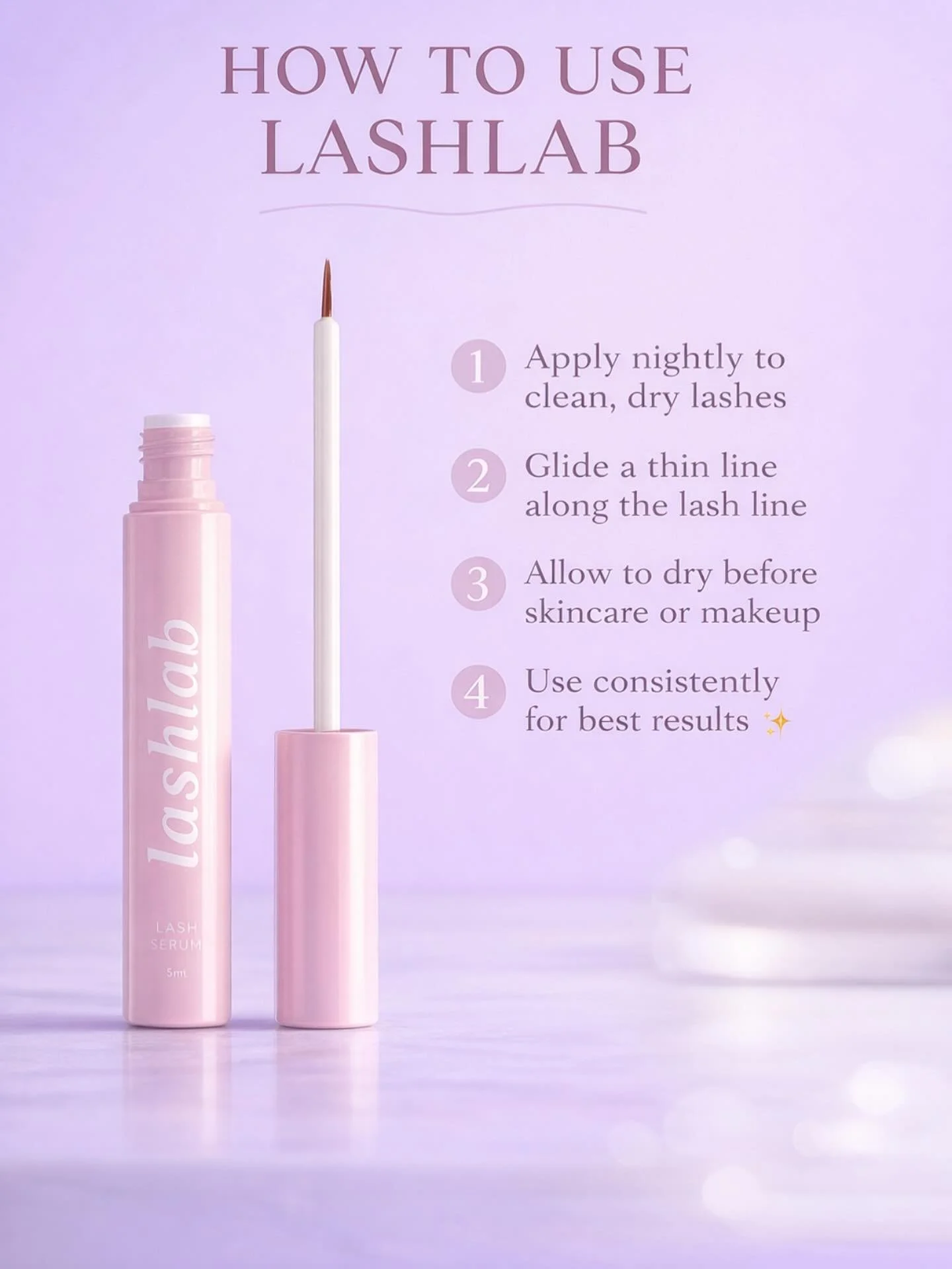 One swipe. Every night. ✨
Consistency = results 🤍