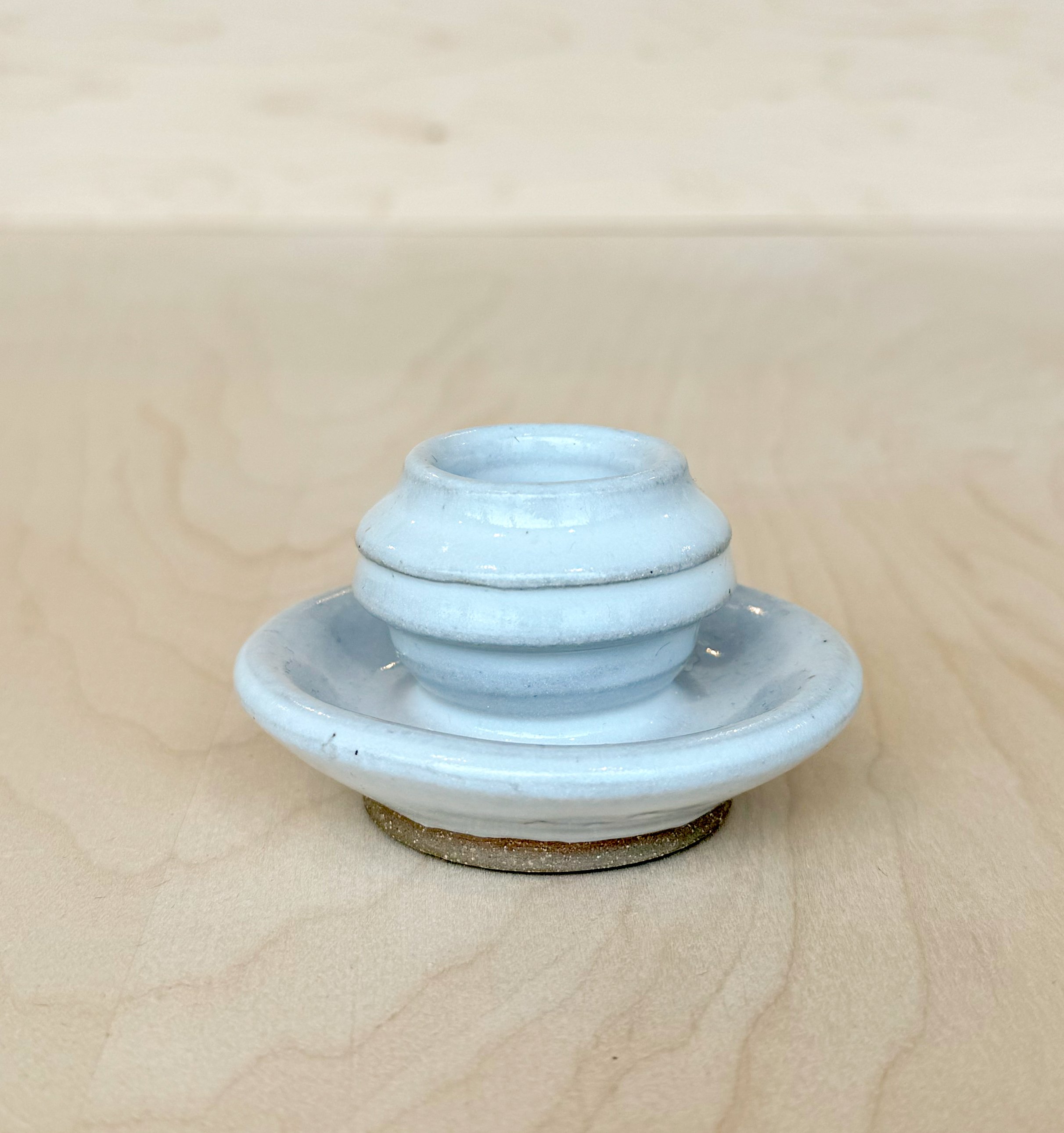 Candlestick Holder: White