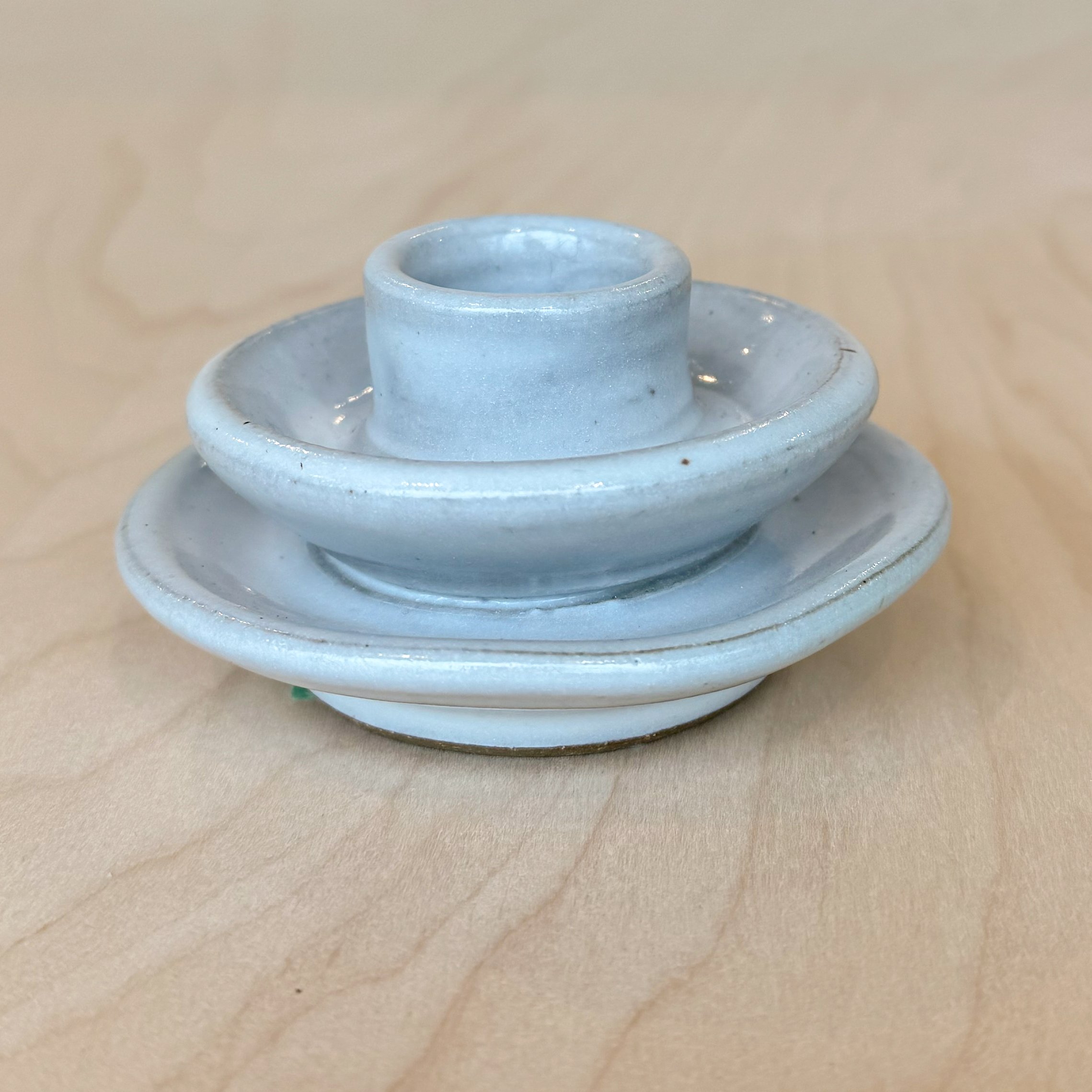 Candlestick Holder: White