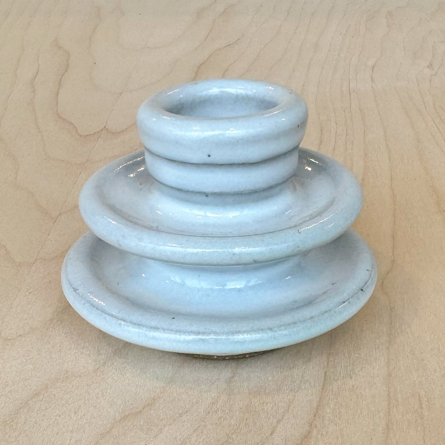 Candlestick Holder: White