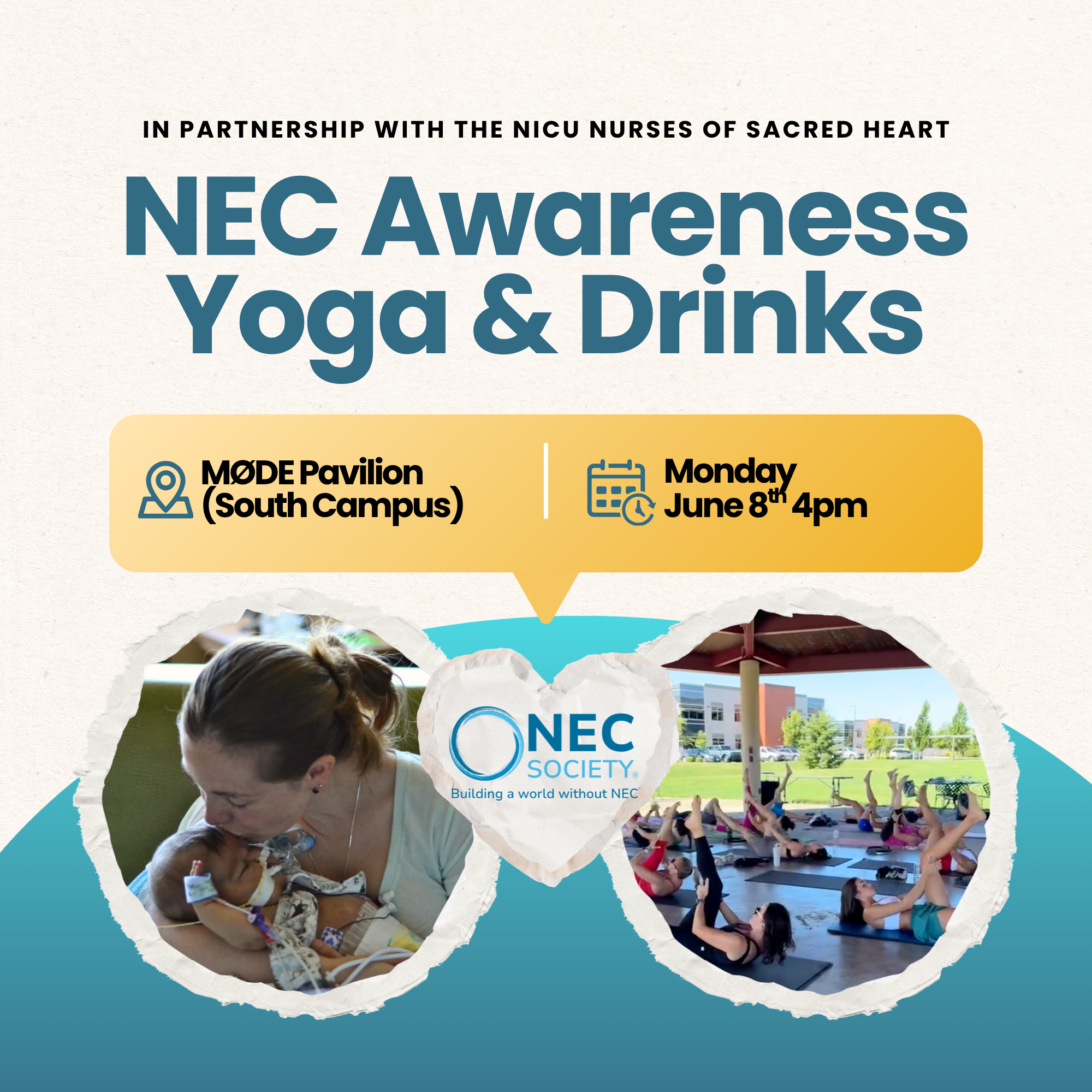 Yoga for a Cause: NEC Awareness Event