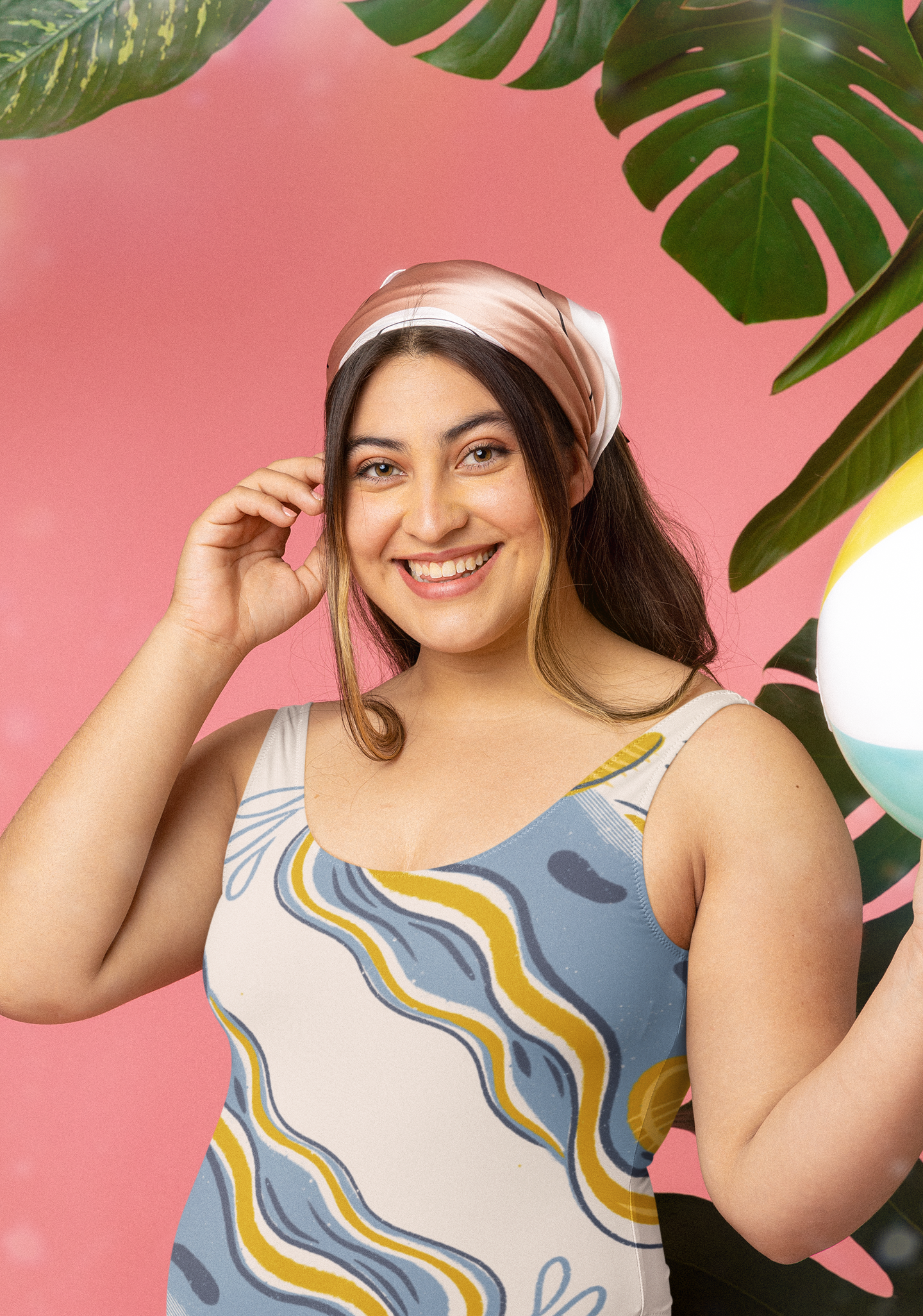 summer-themed-mockup-of-a-happy-woman-wearing-a-swimsuit-at-a-studio-with-plants-m25642.png