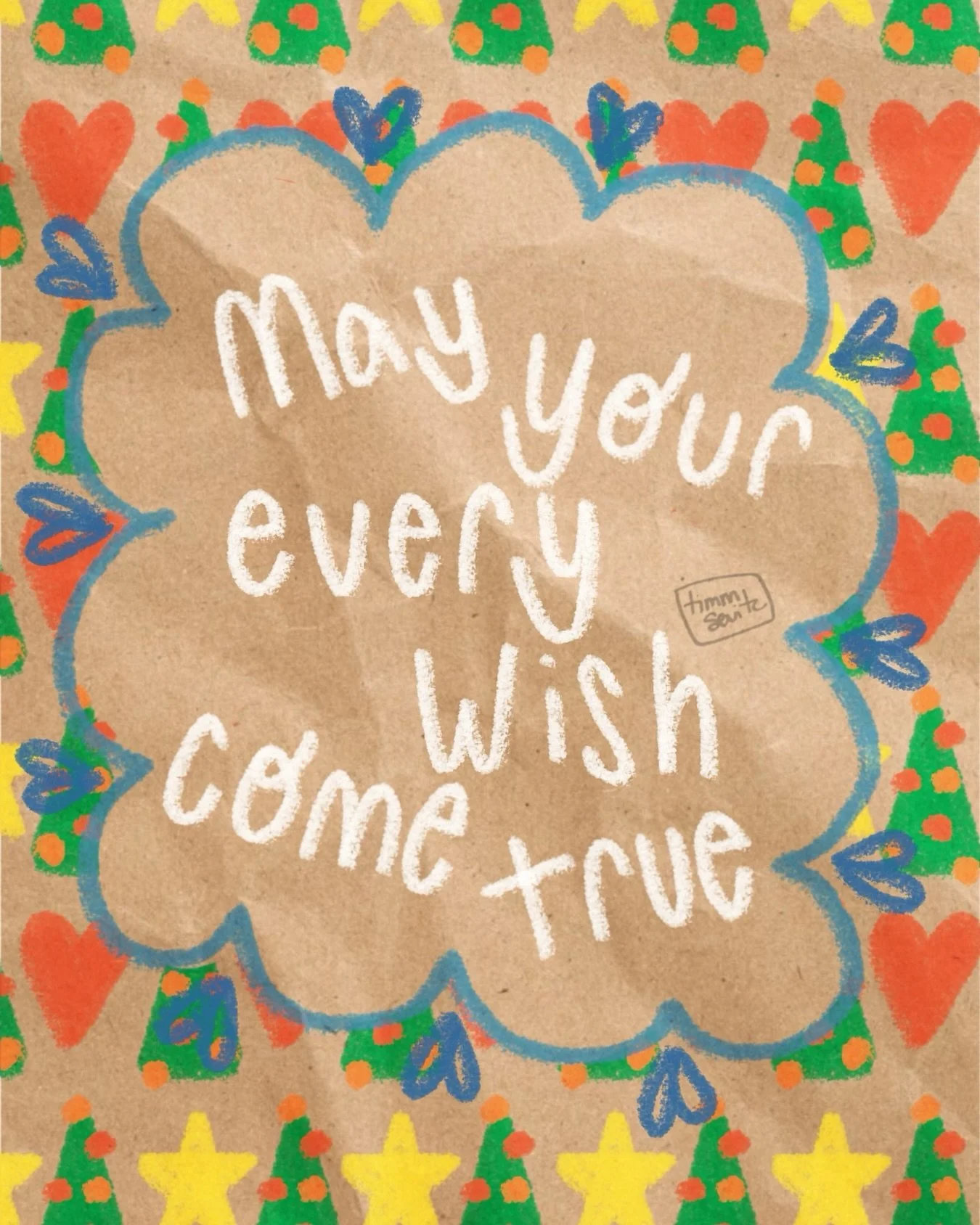 May Your Every Wish Come True ✨

Inspired by the timeless song Happy Holiday by Irving Berlin, this illustration is a little Christmas Eve reminder filled with hope, joy, and simple holiday magic. Wishing peace, warmth, and smiles wherever this finds