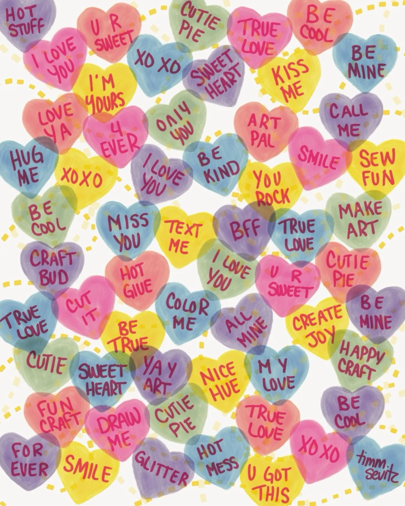 Happy Valentine&rsquo;s Day! 💌

Comment the first three conversation hearts you see first! 👀💝✨