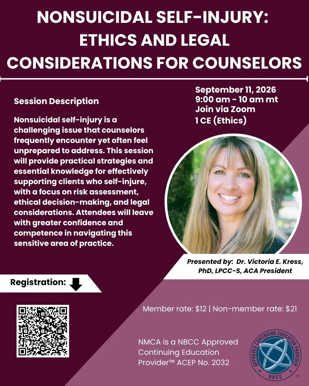 Nonsuicidal Self-Injury: Ethics and Legal Considerations for Counselors