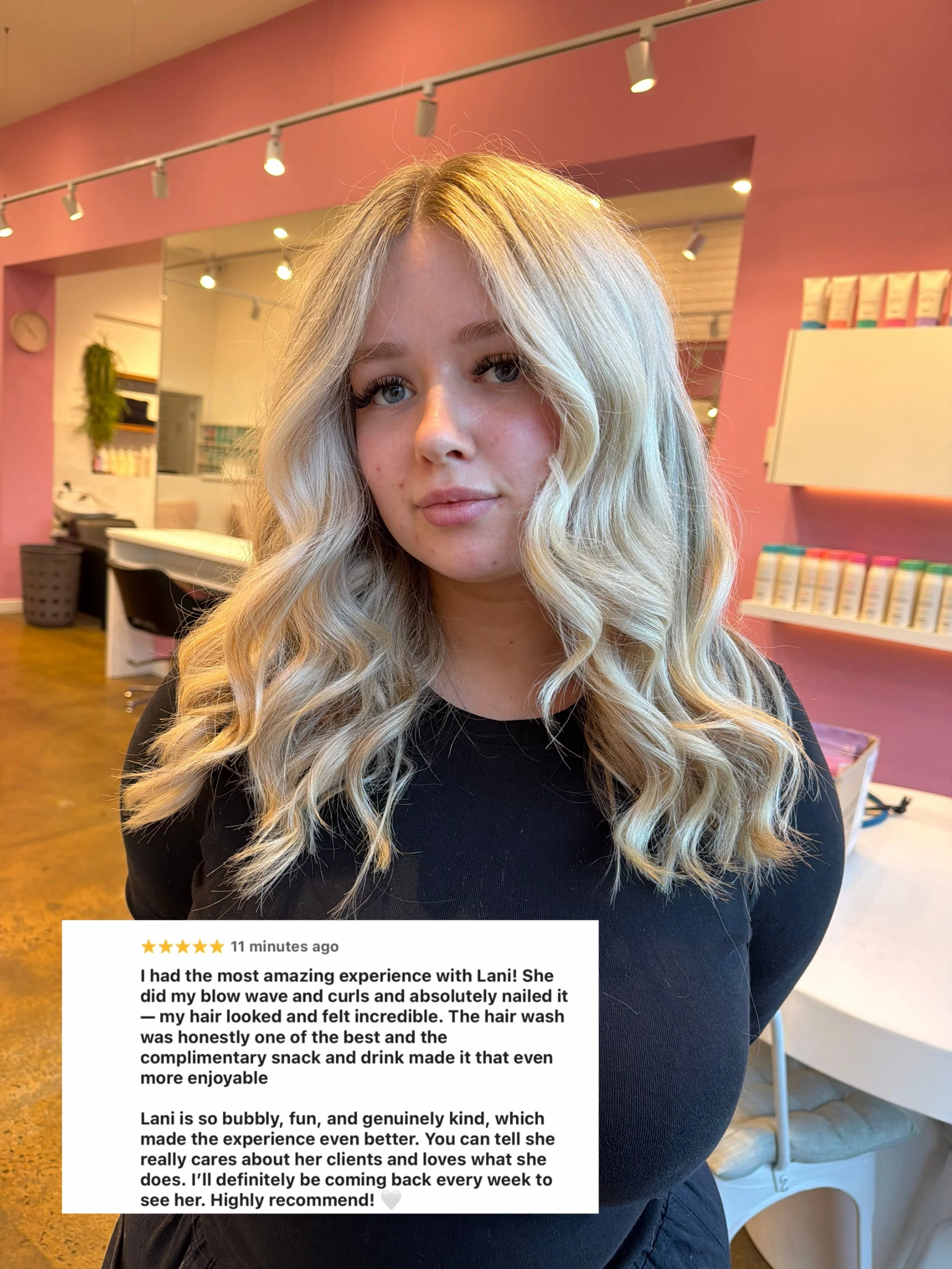 Stopppp 🥹✨

Today was a really special day at TMCH. Our beautiful new girl Lani did her very first client today, a blow wave &amp; curls&hellip; and WOW. Safe to say she absolutely nailed it 🤍

Watching our apprentices grow, build confidence, and s