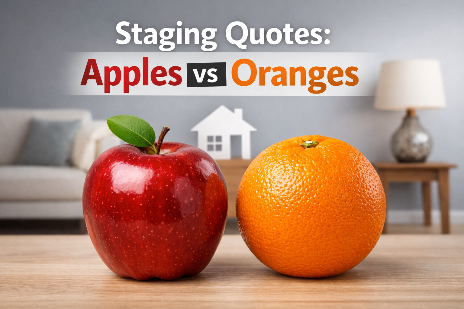 Are you only looking at the price? What Are You Really Getting in that Staging Quote?