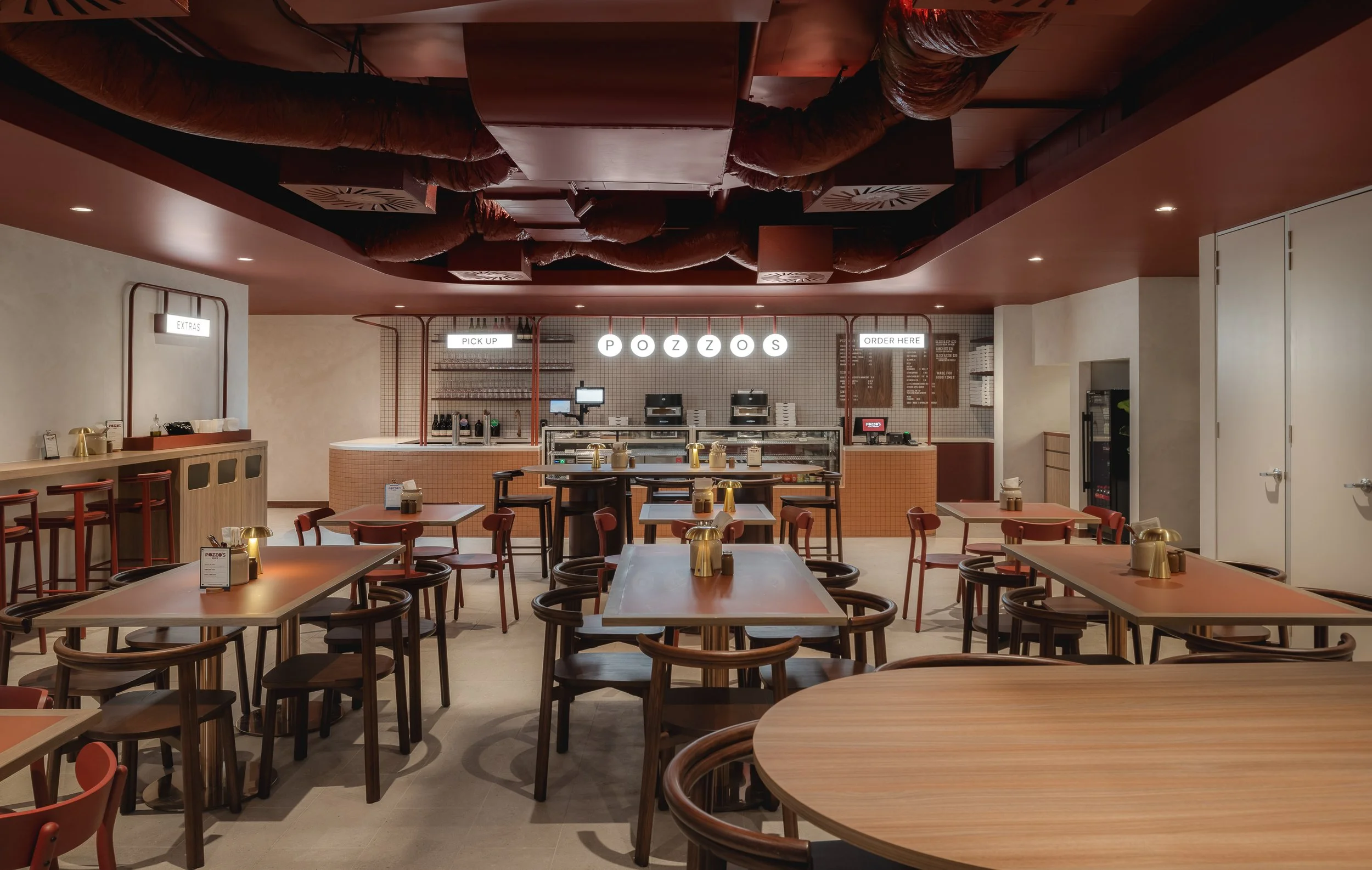 Hospitality tenancy integrated into the architectural setting of 205 North Quay, Brisbane.