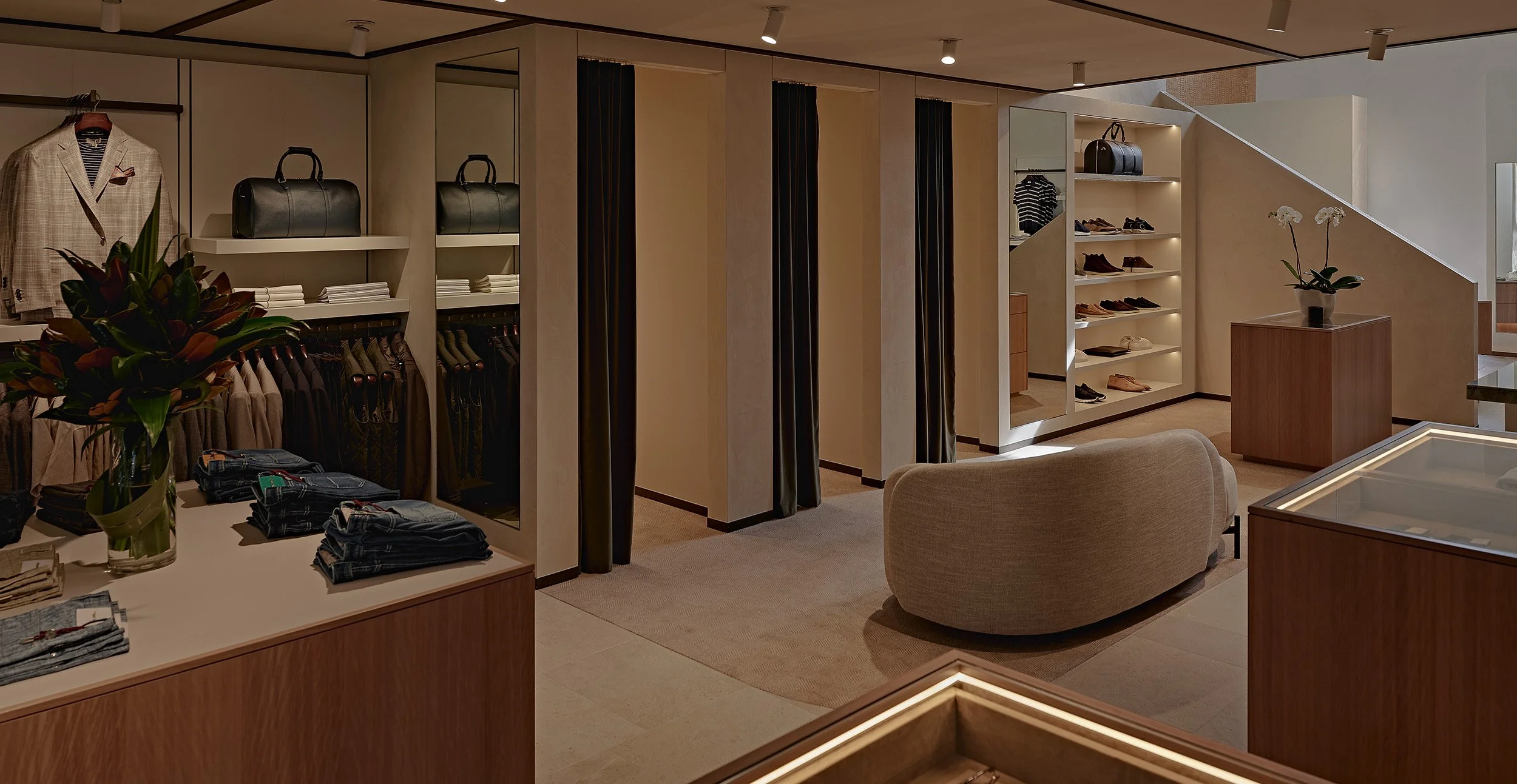 High-end fashion retail interior design Brisbane Queensland