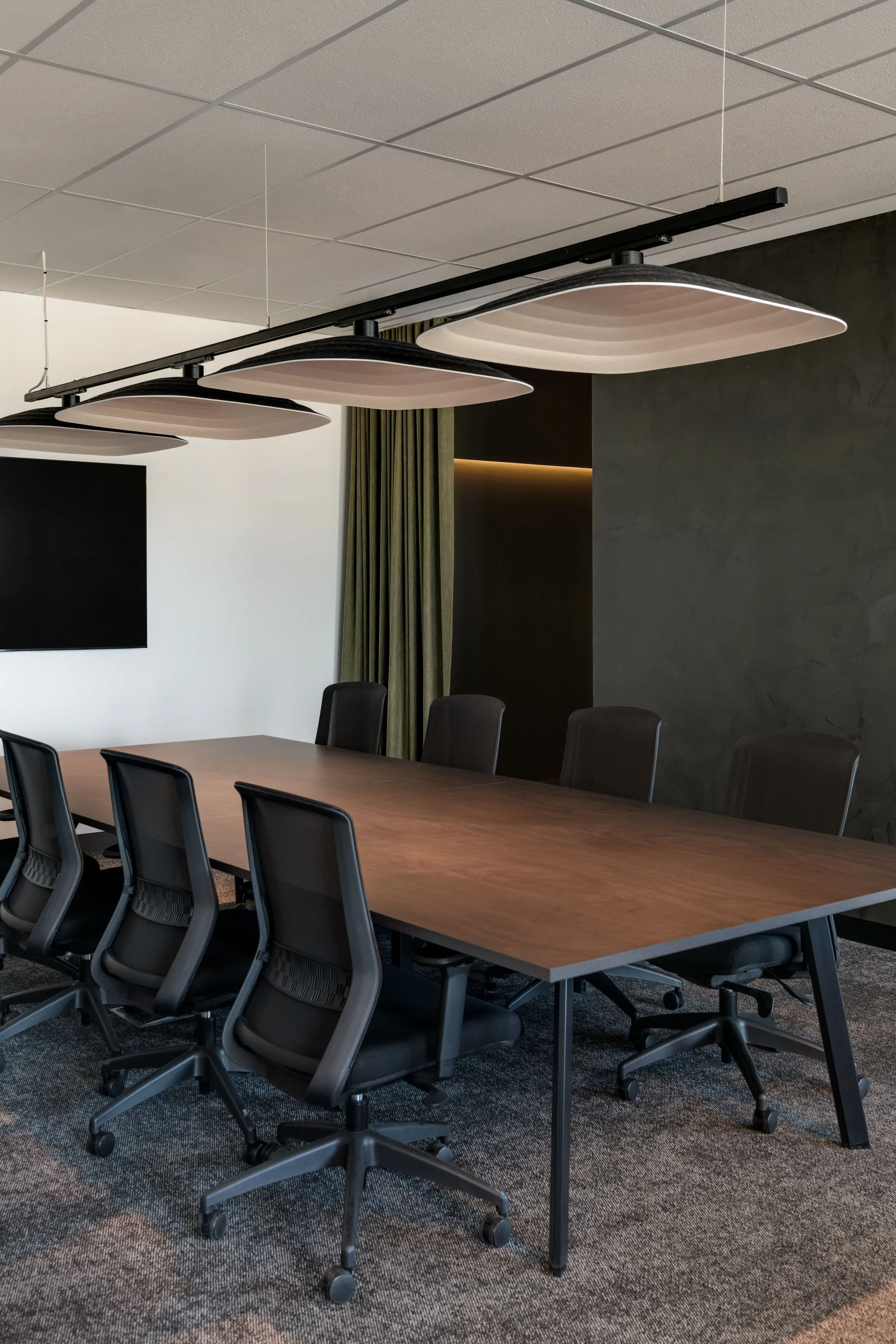 Meeting room designed for team collaboration within the Unita Perth office, designed by Collectivus