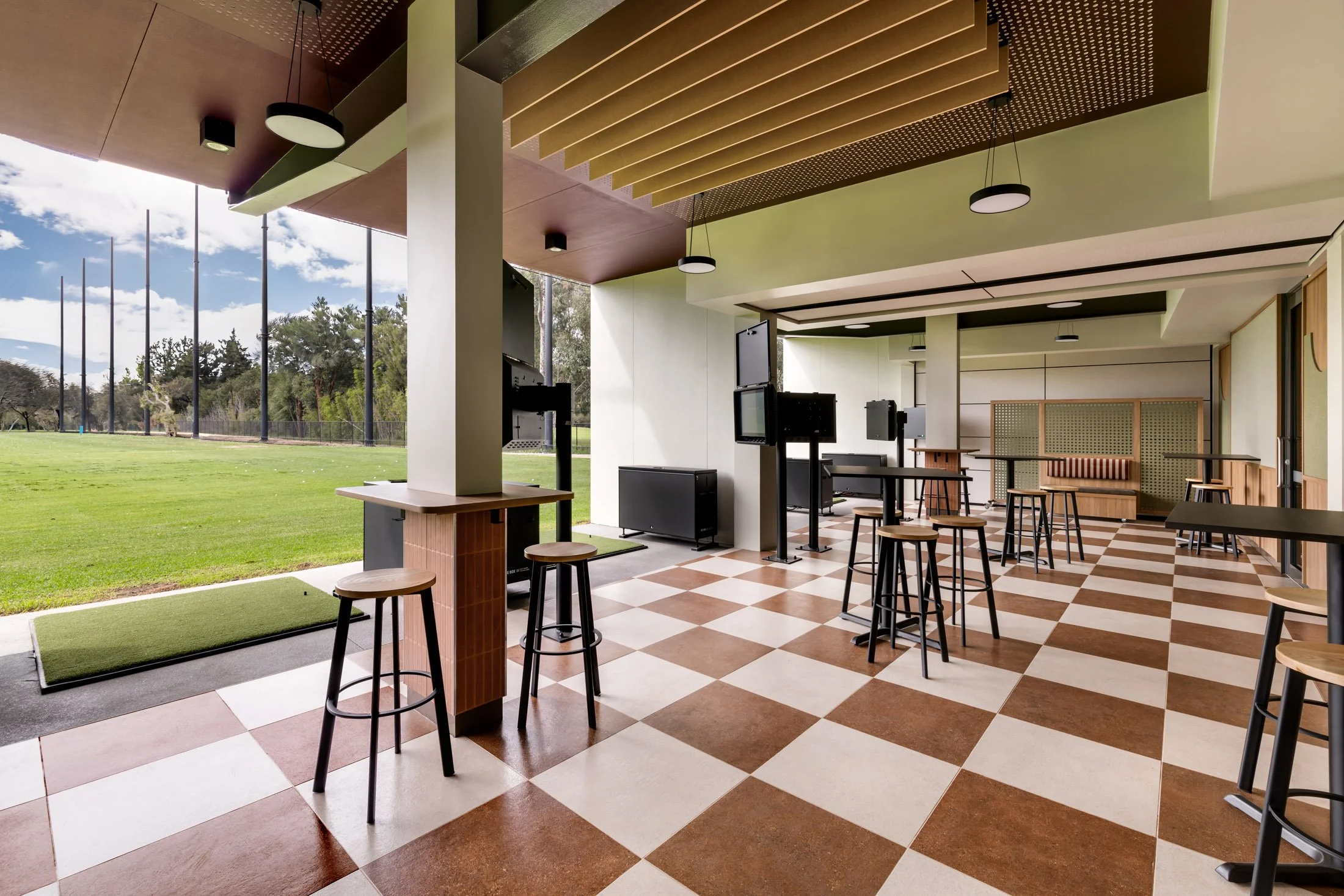 Whaleback Golf Course social golf and entertainment venue design by Collectivus