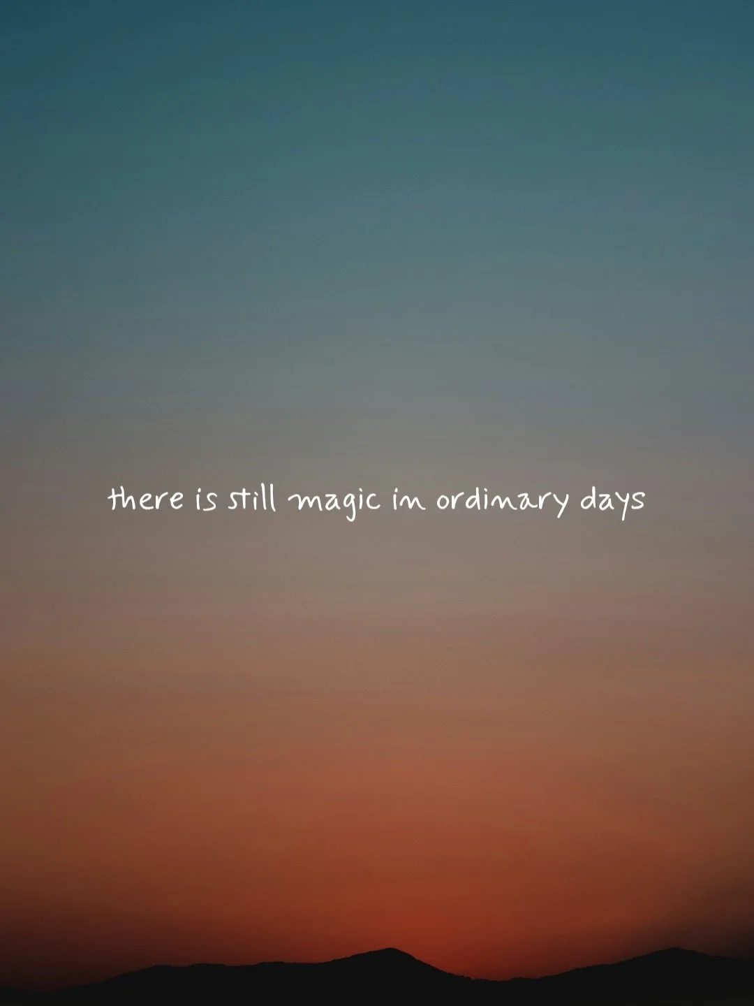 A gentle reminder that not every day needs to be extraordinary.

Some days are meant for small victories, quiet moments, and simply being present.

There is wisdom in moving slowly, beauty in ordinary routines, and peace in trusting that growth is ha