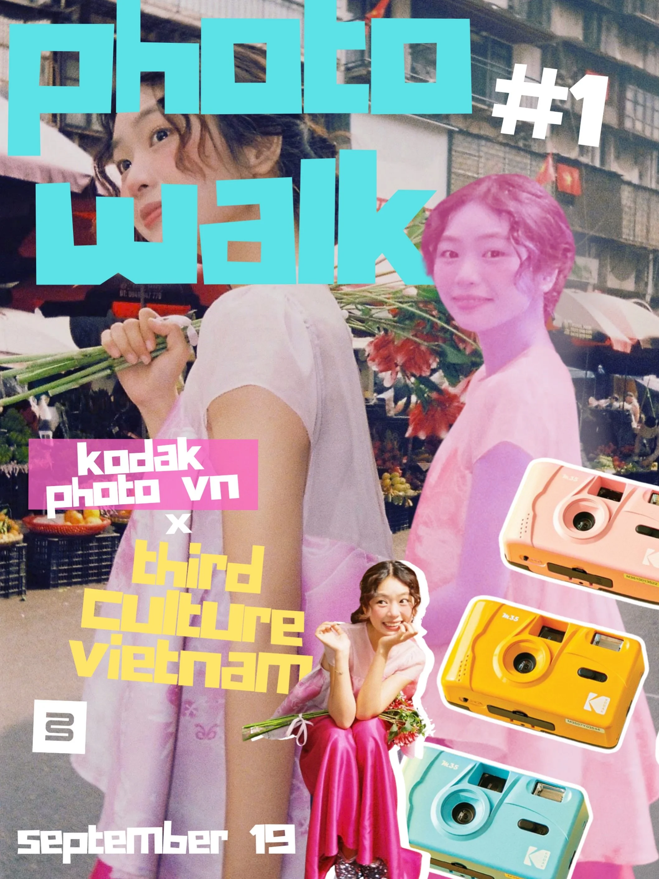 Join Third Culture Vietnam &times; @kodakphoto_vietnam for Colors of Tết Trung Thu, a film photo walk through Chợ Lớn followed by dinner together.

September 19, 2026 (3:30pm - 6:30pm)
Chợ Lớn, Saigon
Kodak camera + film included
Dinner included
Priz