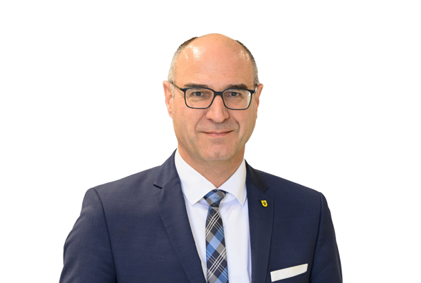 Dr. Stefan Bilger, Staatsschreiber von Kanton Schaffhausen, lächelnd