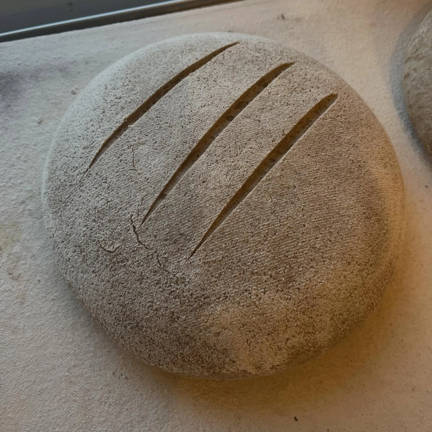 Heute backen wir das Spotify Logo: Tessiner Landbrot.