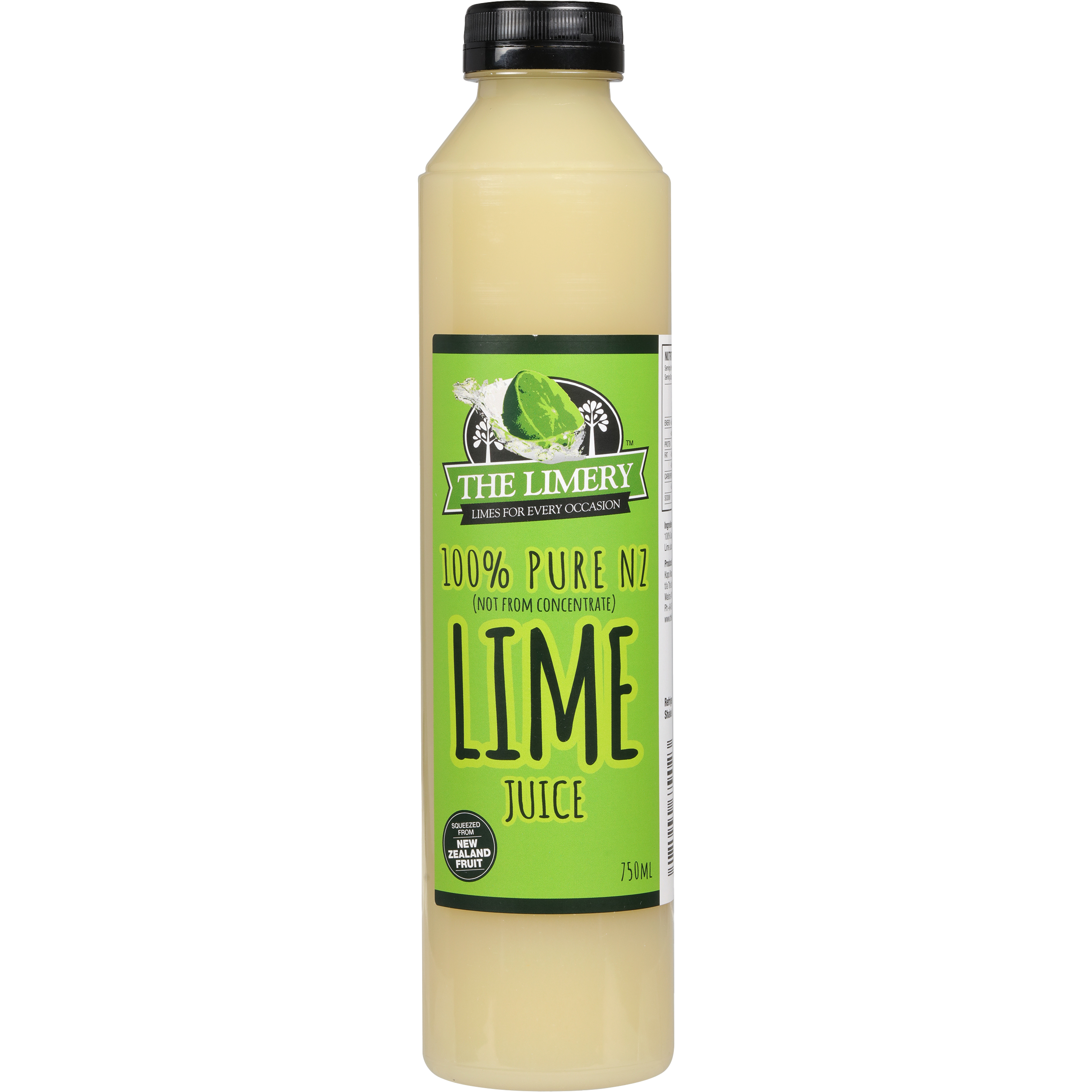 The Limery 100% Pure NZ Lime Juice 750ml